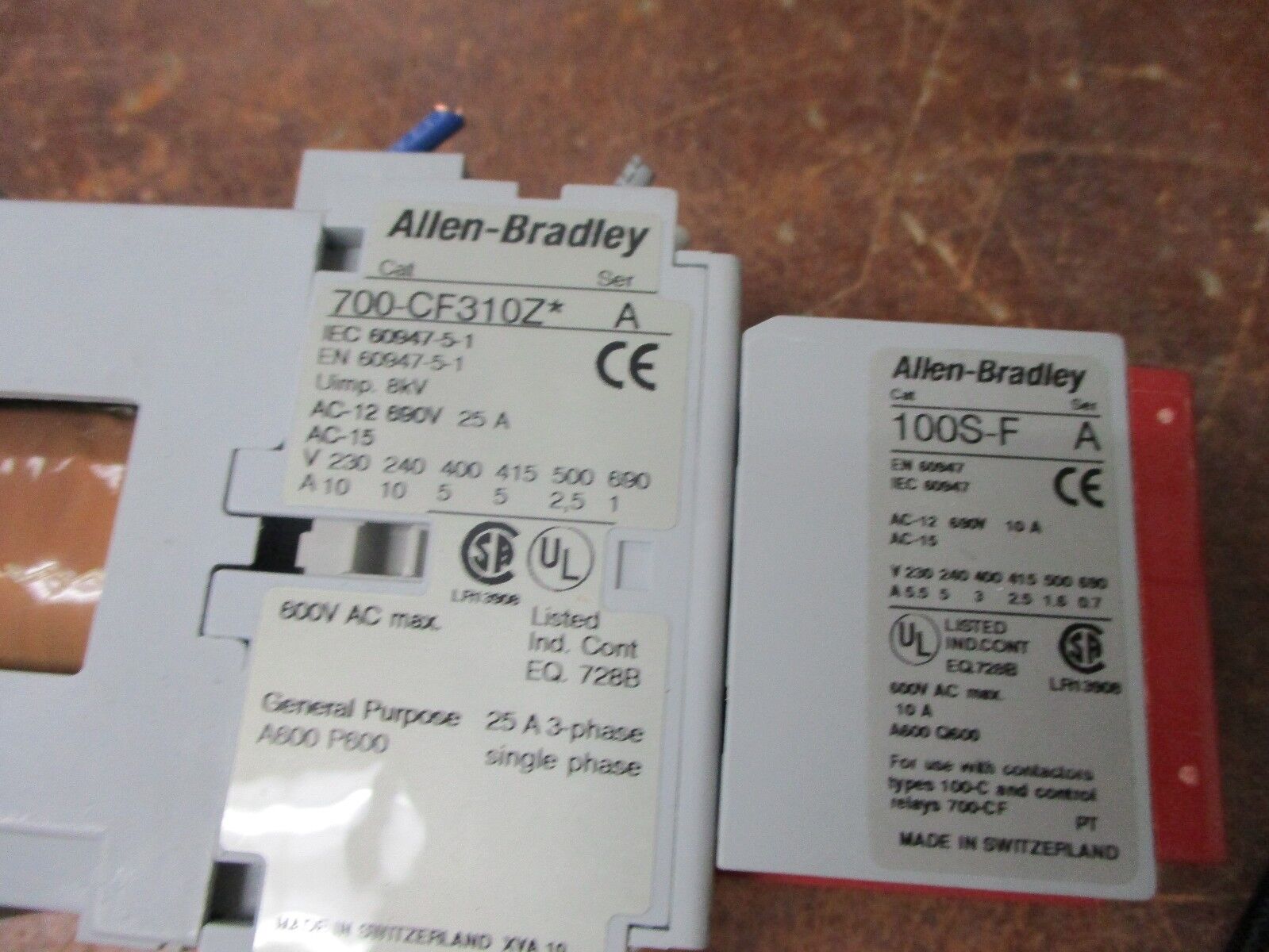 Allen-Bradley GuardMaster Safety Contactor 7000S-CF440DJC 24VDC Coil 25A 600V