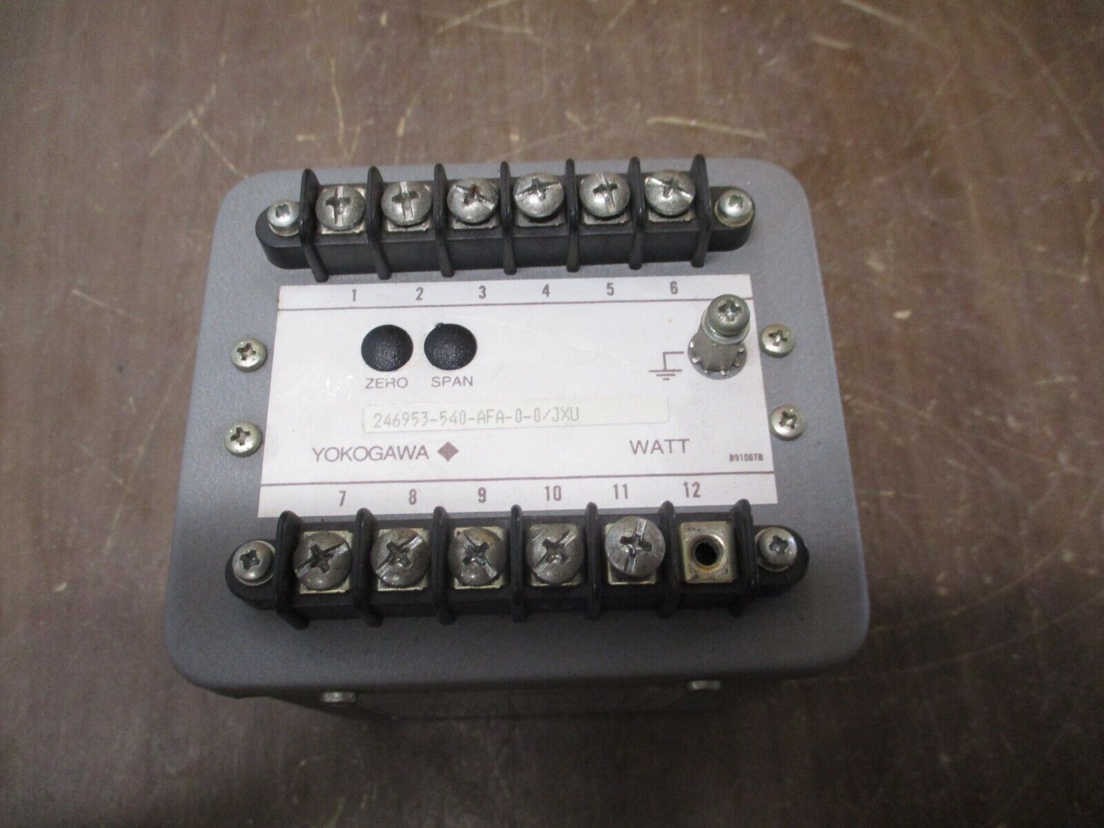 Yokogawa Juxta Watt Transducer 246953-540-AFA-0-0/JXU Output: 0-1mA DC Used