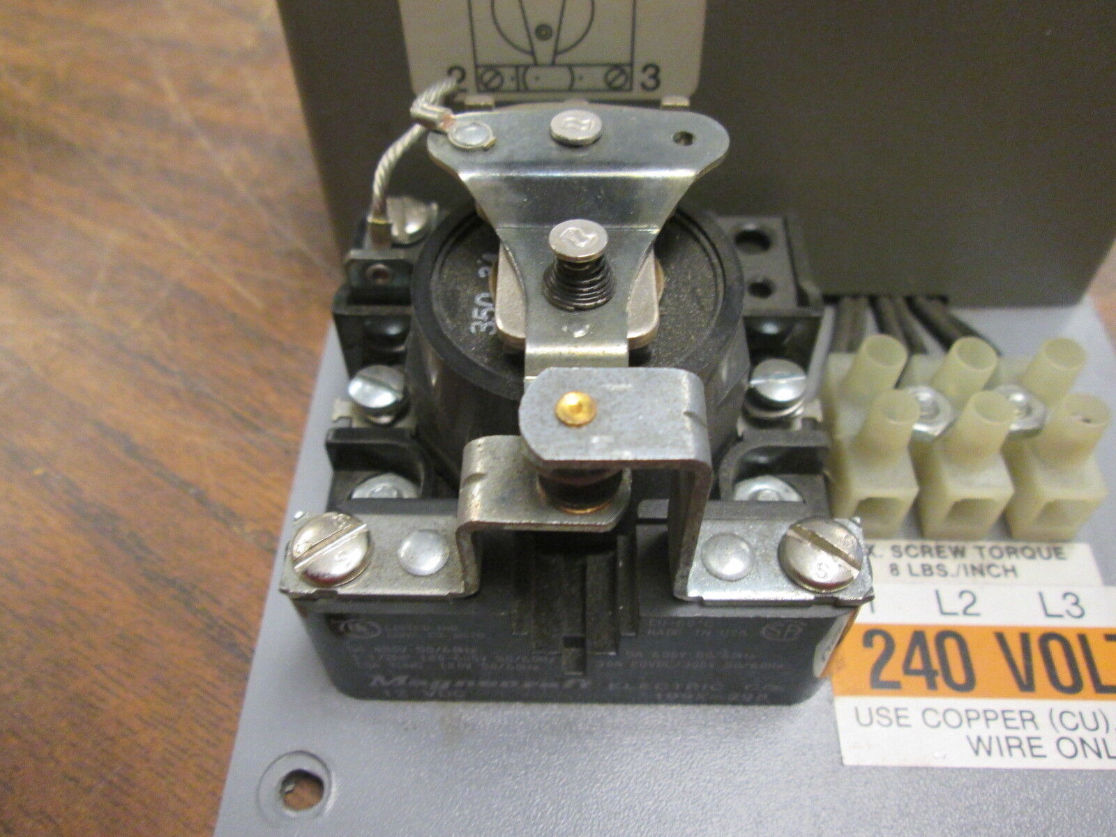Boltswitch Phase Failure Relay PND-240 25A 240V 3Ph New Surplus