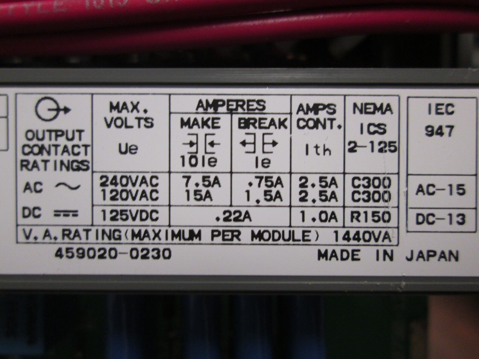 Allen-Bradley SLC500 Combination I/O Module 1746-IO8 Series A 85-132VAC Used
