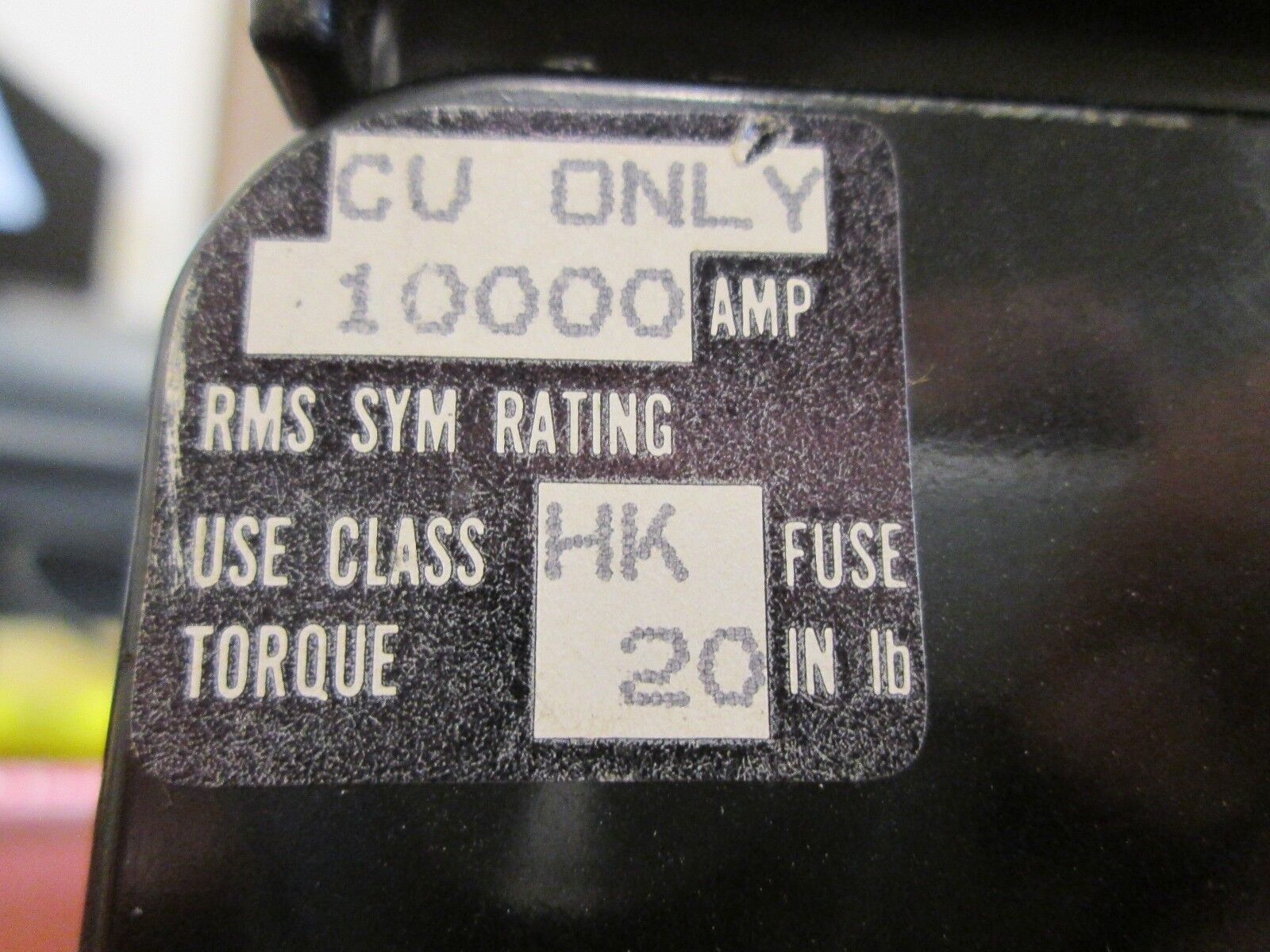 Taylor/Gould Shawmut Fuse Block 60323 30A 600V *Lot of 2* 3P Used