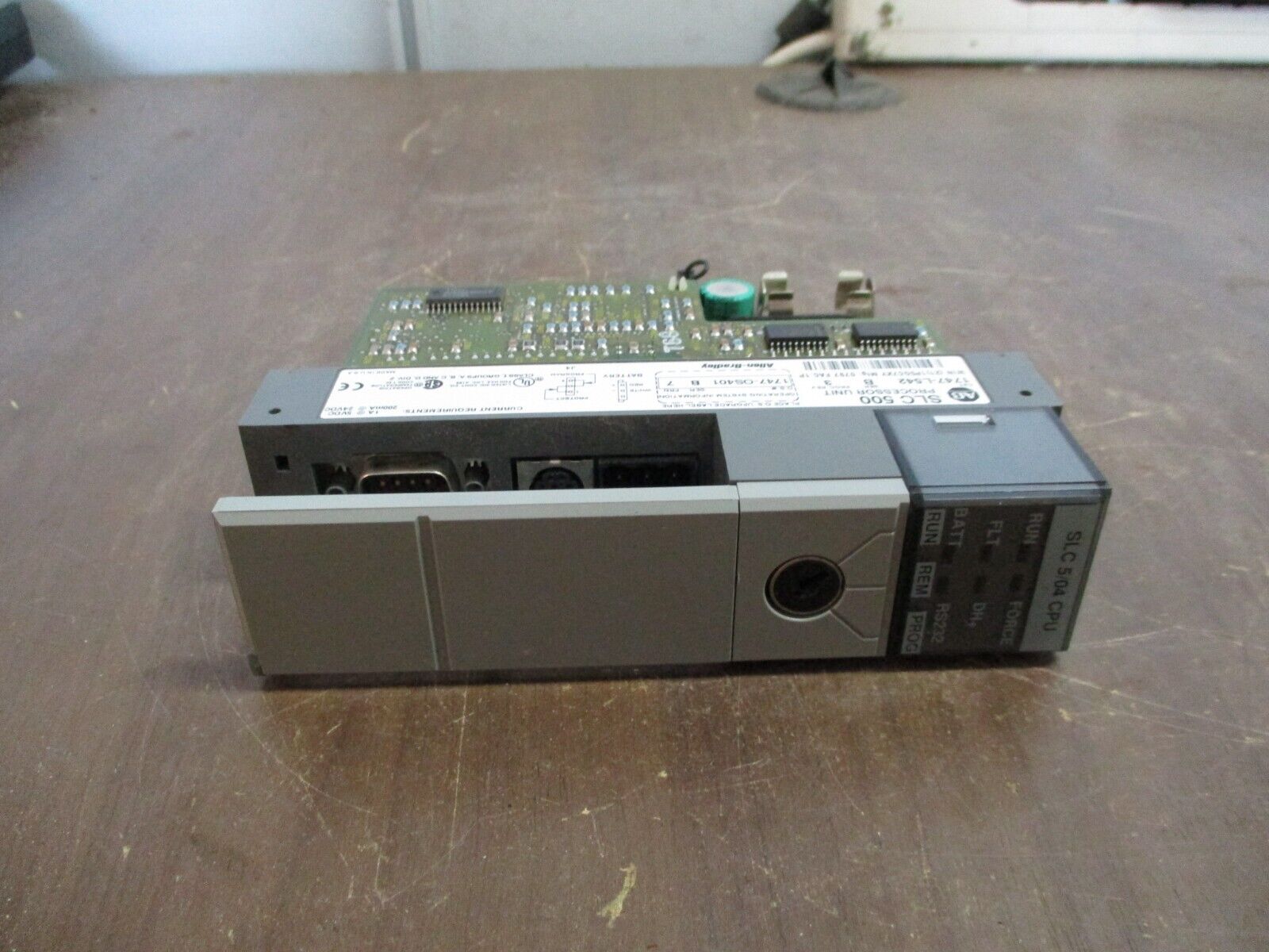 Allen-Bradley SLC 500 Processor Unit 1747-L542 Ser. B Proc. Rev.: 3 Used