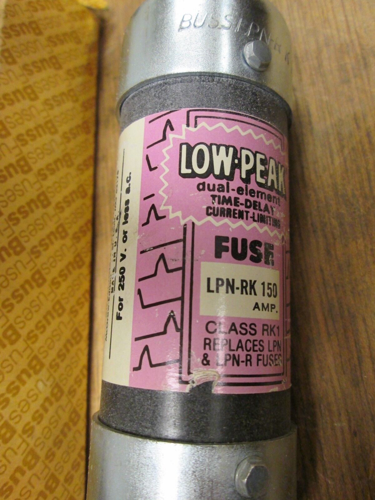 Bussmann  Fuse  LPN-RK 150  250V  150A  New Surplus
