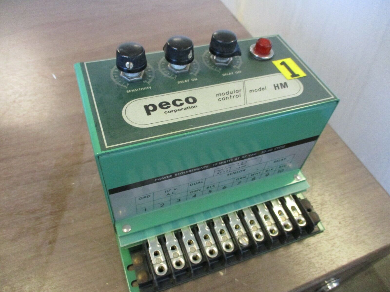 Peco HM ON/OFF Delay Module C3005-0571 Used