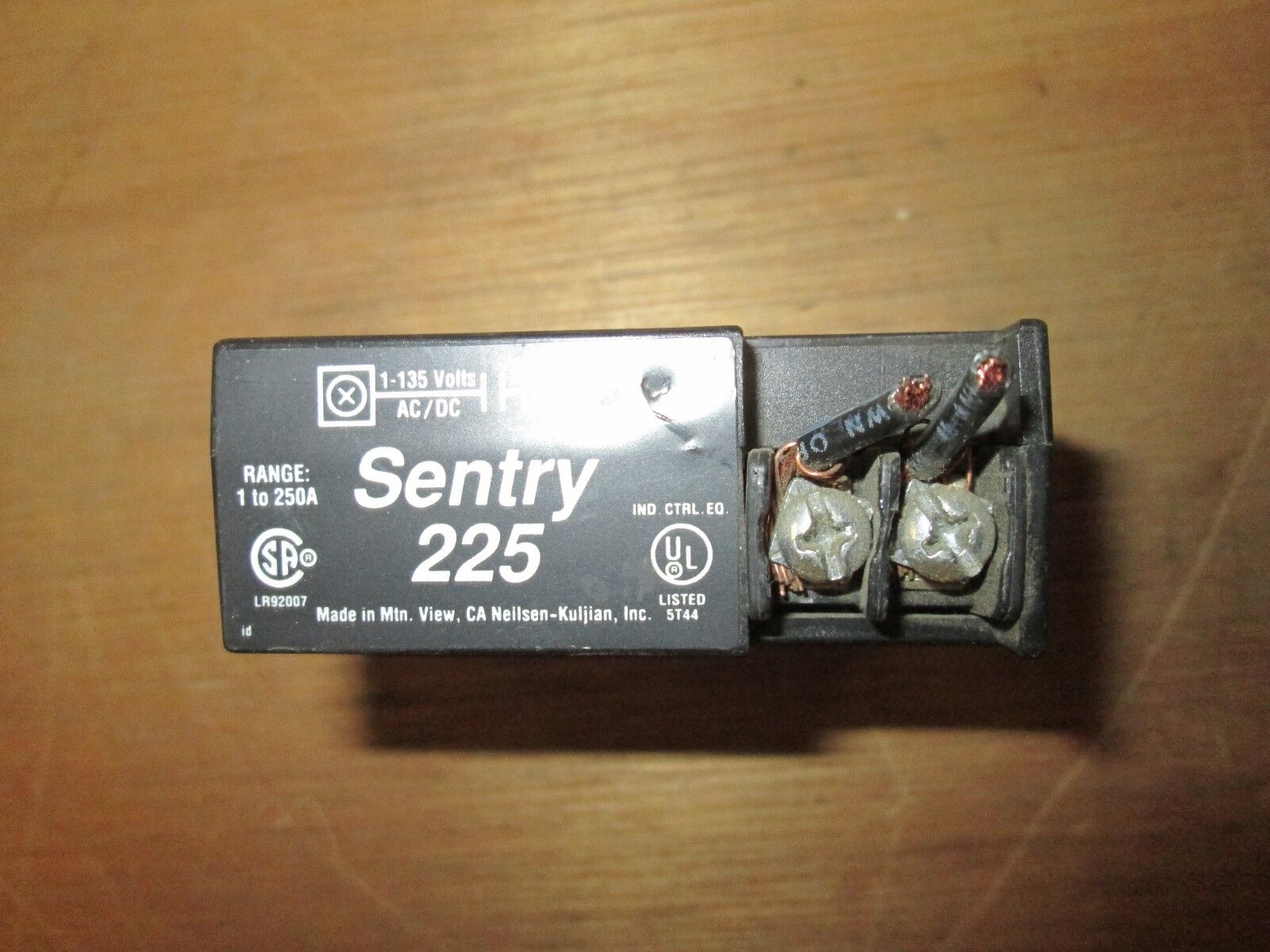 NK Sentry 225 Current Sensor Range 1-250A  Used