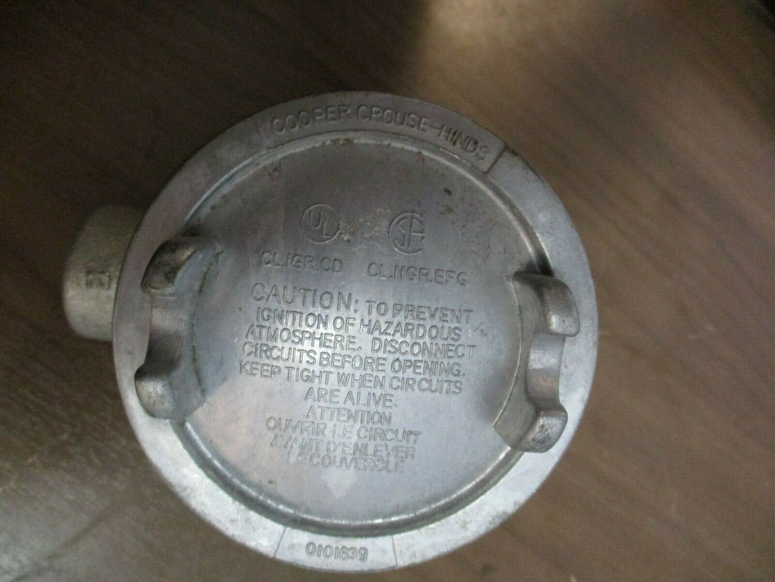 Crouse-Hinds Outlet Box GUAB 16 1/2" w/ Cover Used