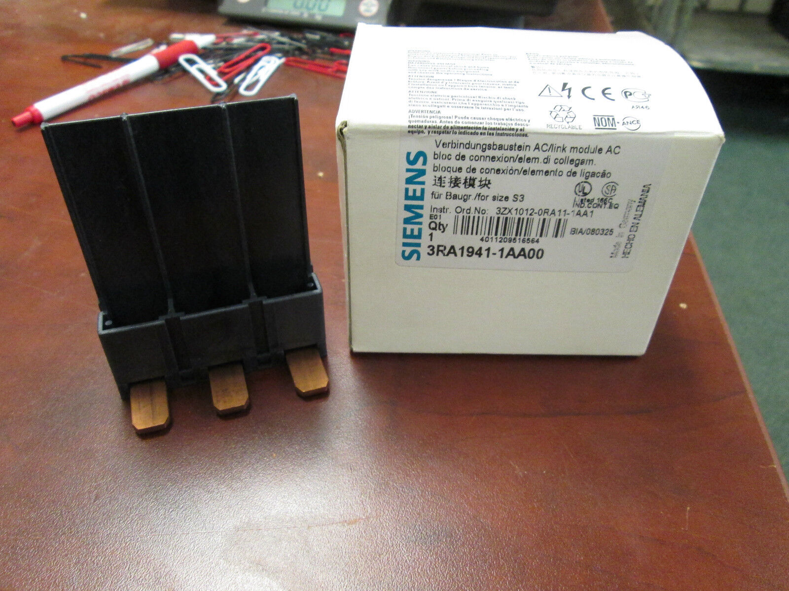 Siemens AC Link Module 3RA1941-1AA00 For Size S3 New Surplus