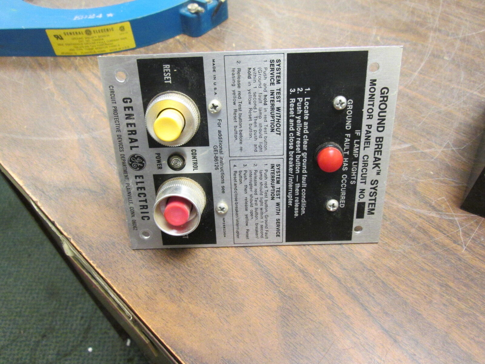 GE Ground Break System TGM0008/TGMR1/TGSMP Used