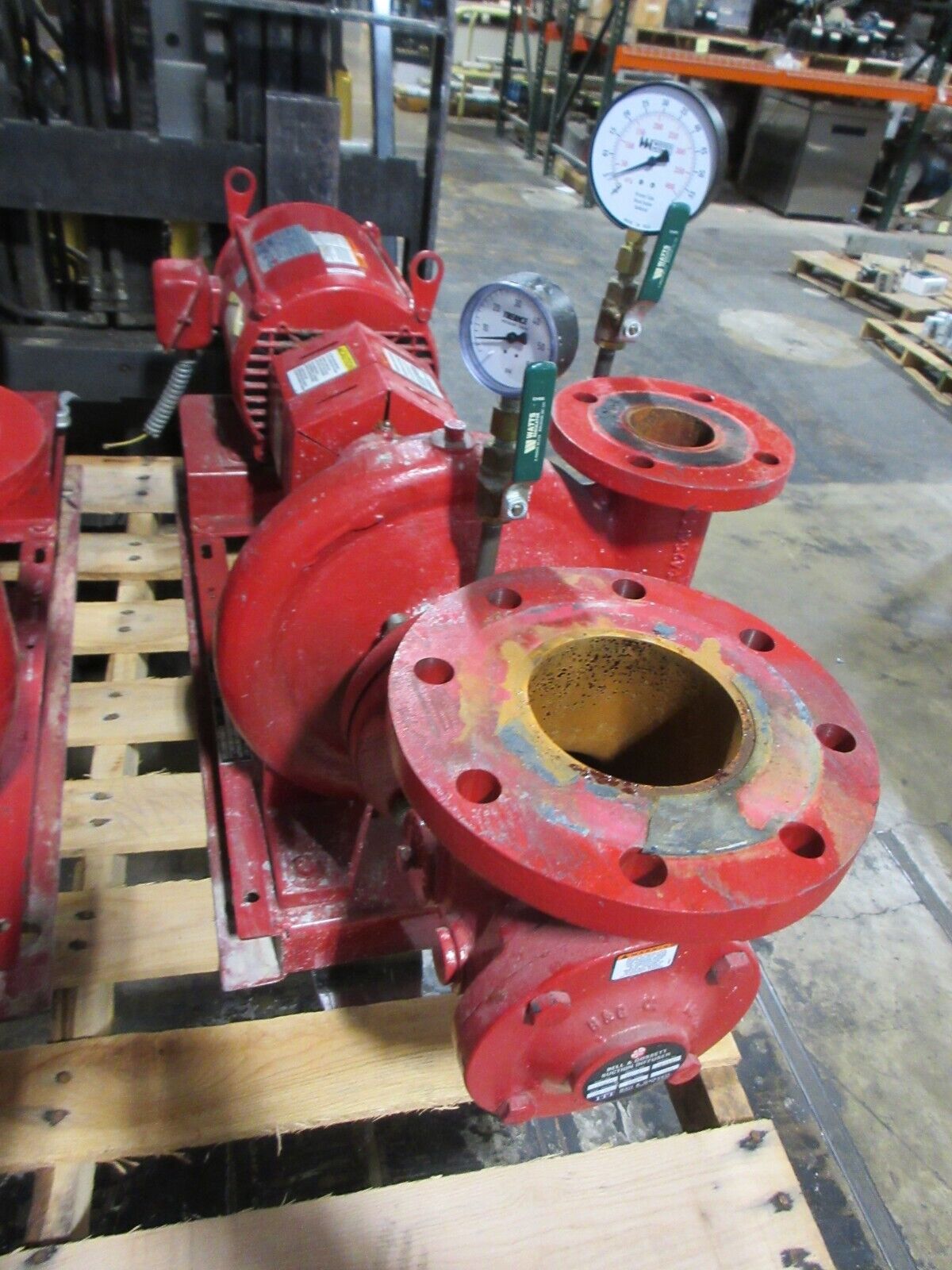 Bell & Gossett 1510 Pump 2.5BB 8.625 BF 7.5HP 70FT Head 220GPM 1800RPM Used