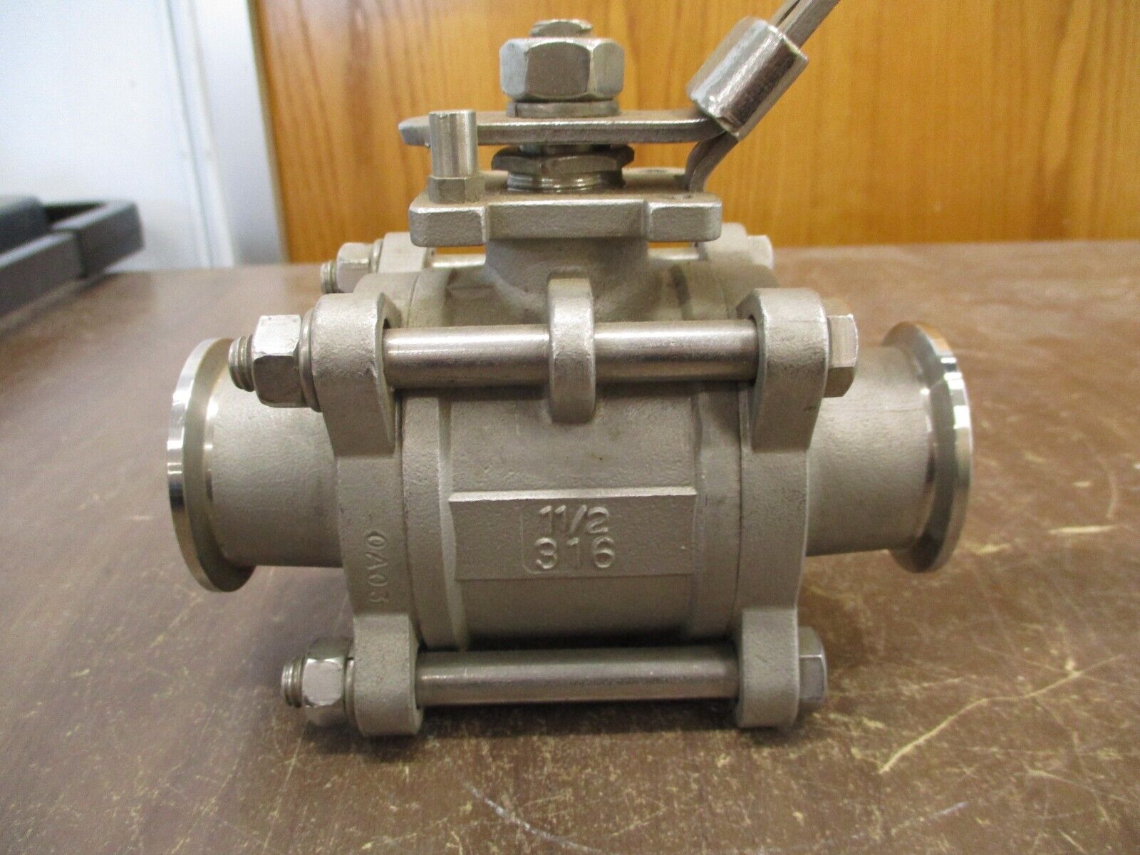 OVC Stainless Steel Ball Valve 366FSV 1 1/2" 316 Used