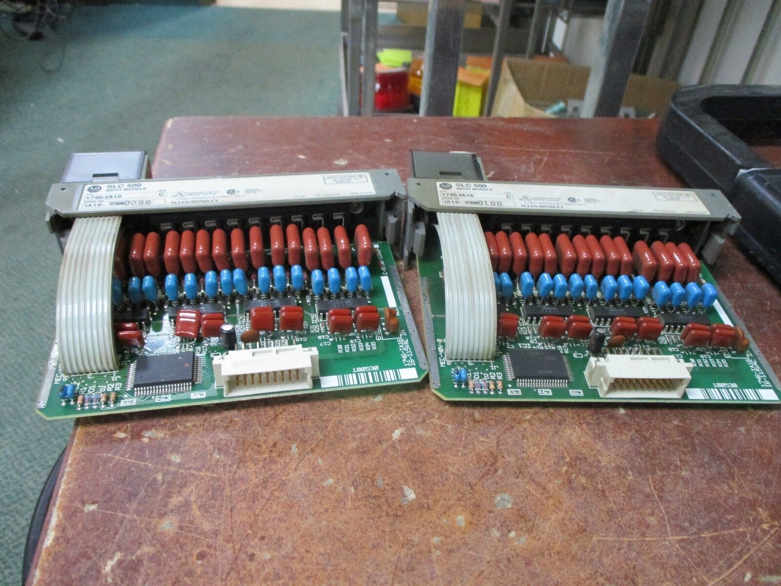 Allen-Bradley SLC500 Input Module 1746-IA16 Ser.C Input: 85-132VAC 50/60Hz Used