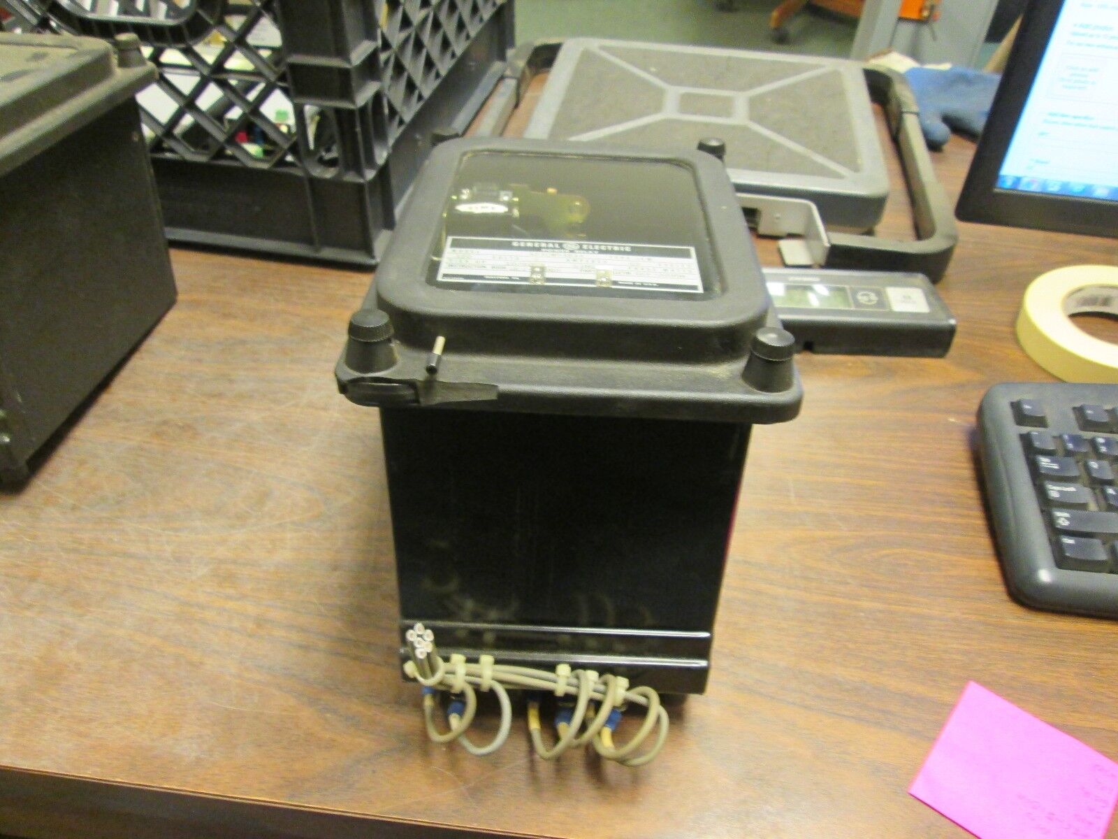 GE Power Relay 12ICW51B1A 120V 5A 60Hz 1Ph Used