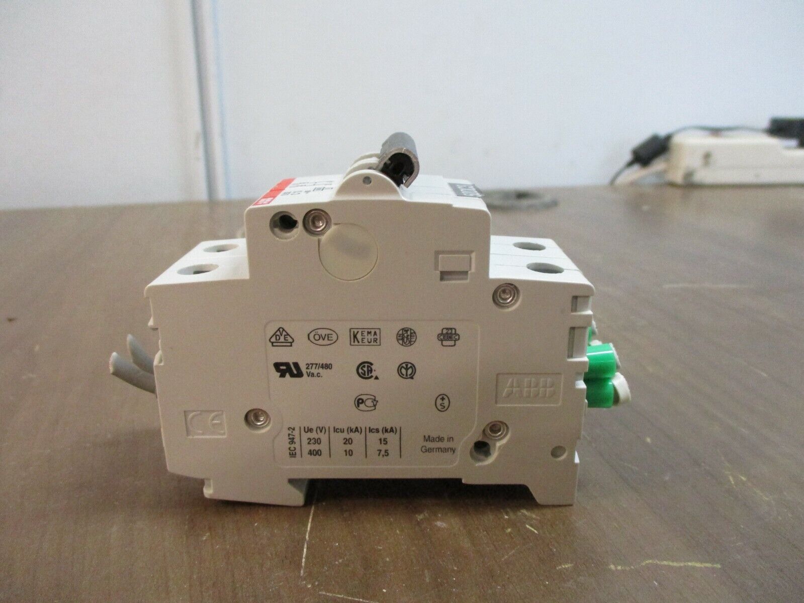ABB Circuit Breaker S 202-C13 13A 277/480V 2P Used
