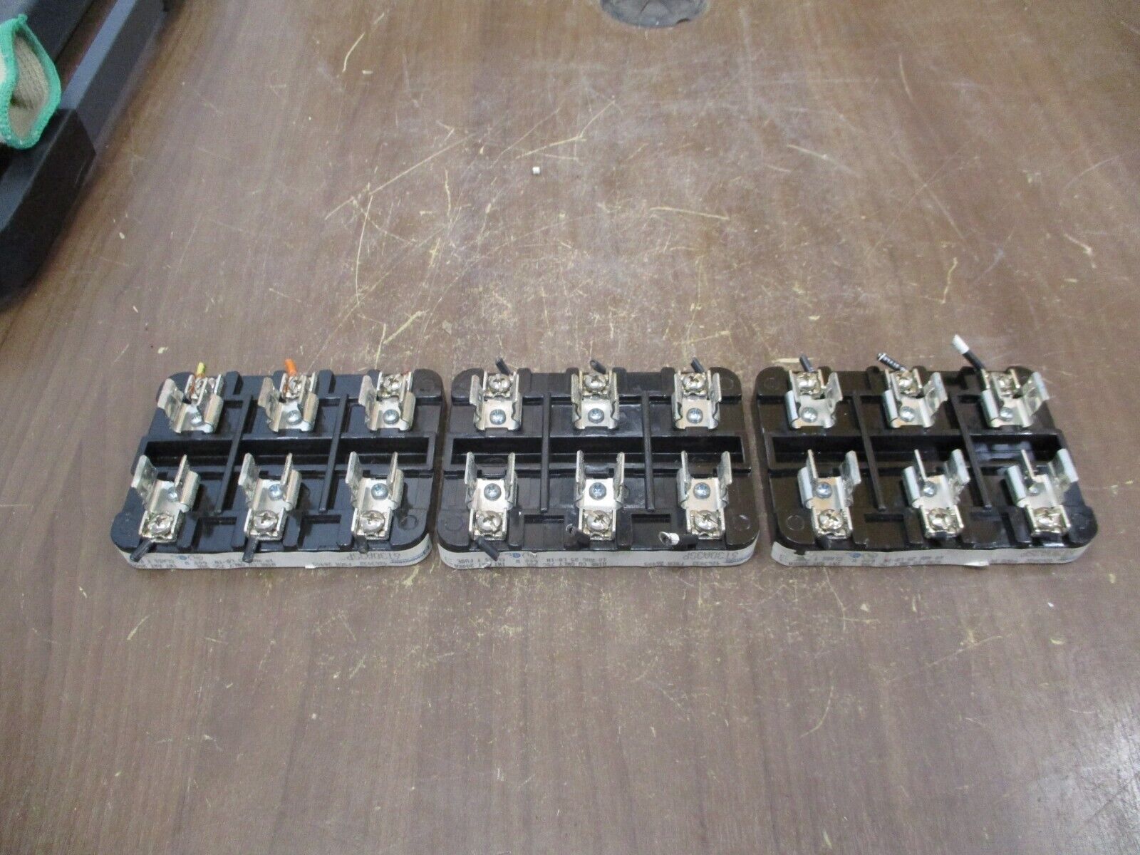 Marathon Fuse Block 6T30A3SP 30A 600V 3P *Lot of 3* Used