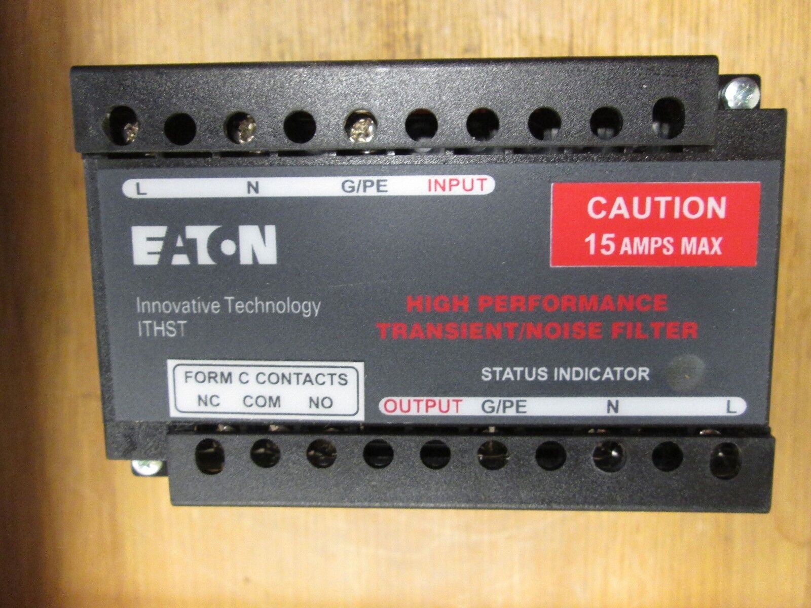 Eaton Transient Voltage Surge Supressor ITHS12015C A0AS1H1032-IT 120V 15A Used