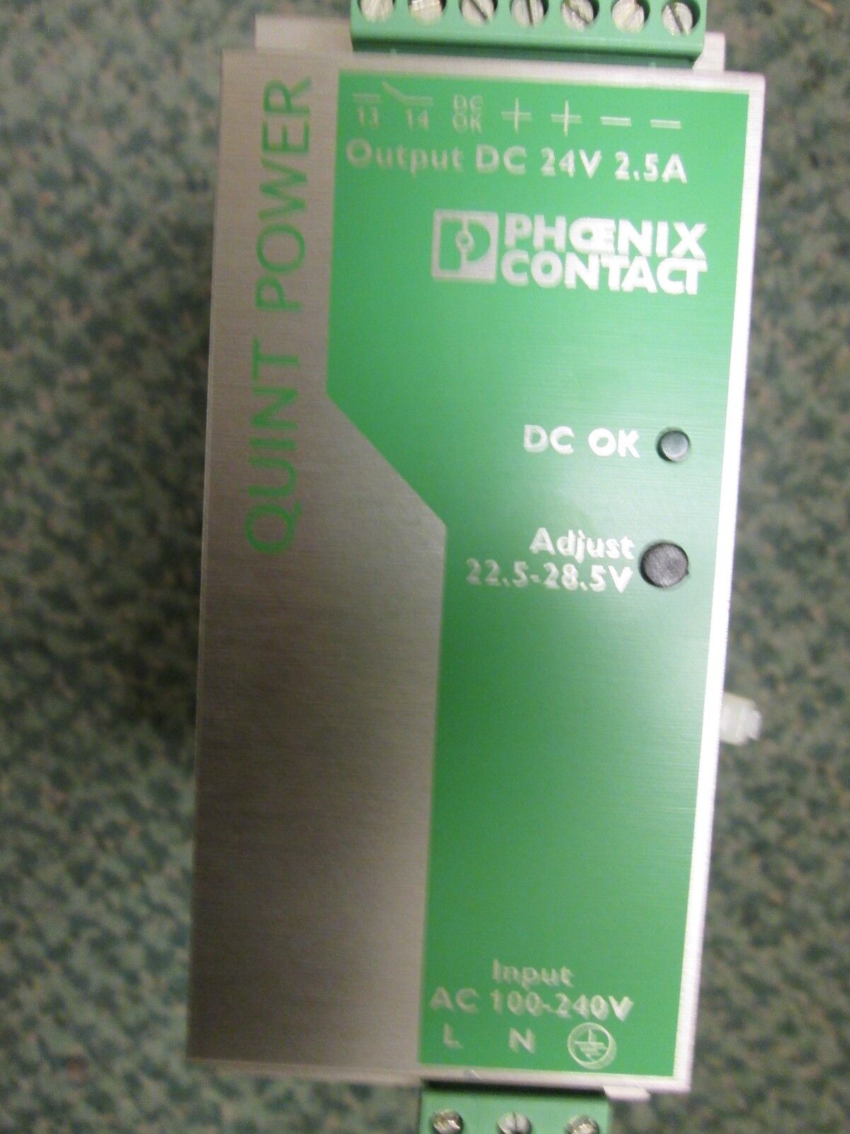 Phoenix Contact Quint DC Power Supply QUINT-PS-100-240AC / 24DC / 2,5 Used