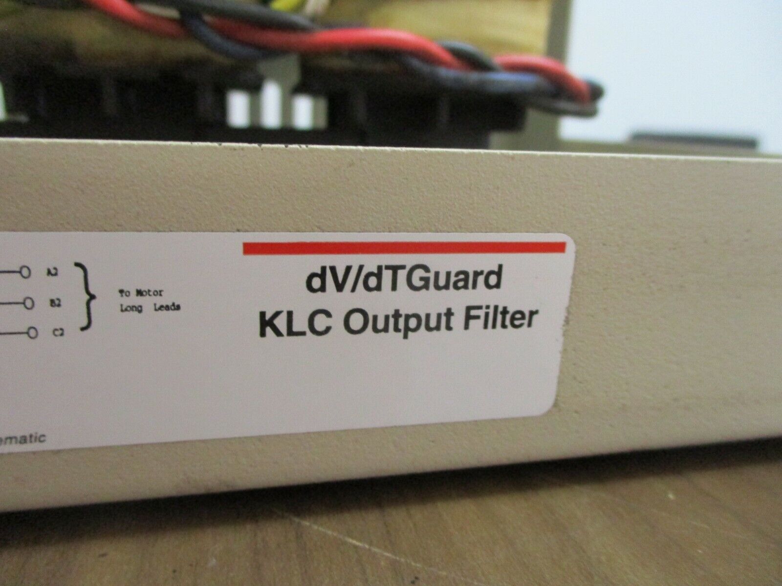 TCI dV/dT Guard KLC Output Filter KLR35BTB 3Ph 50/60Hz 600V 35A Used