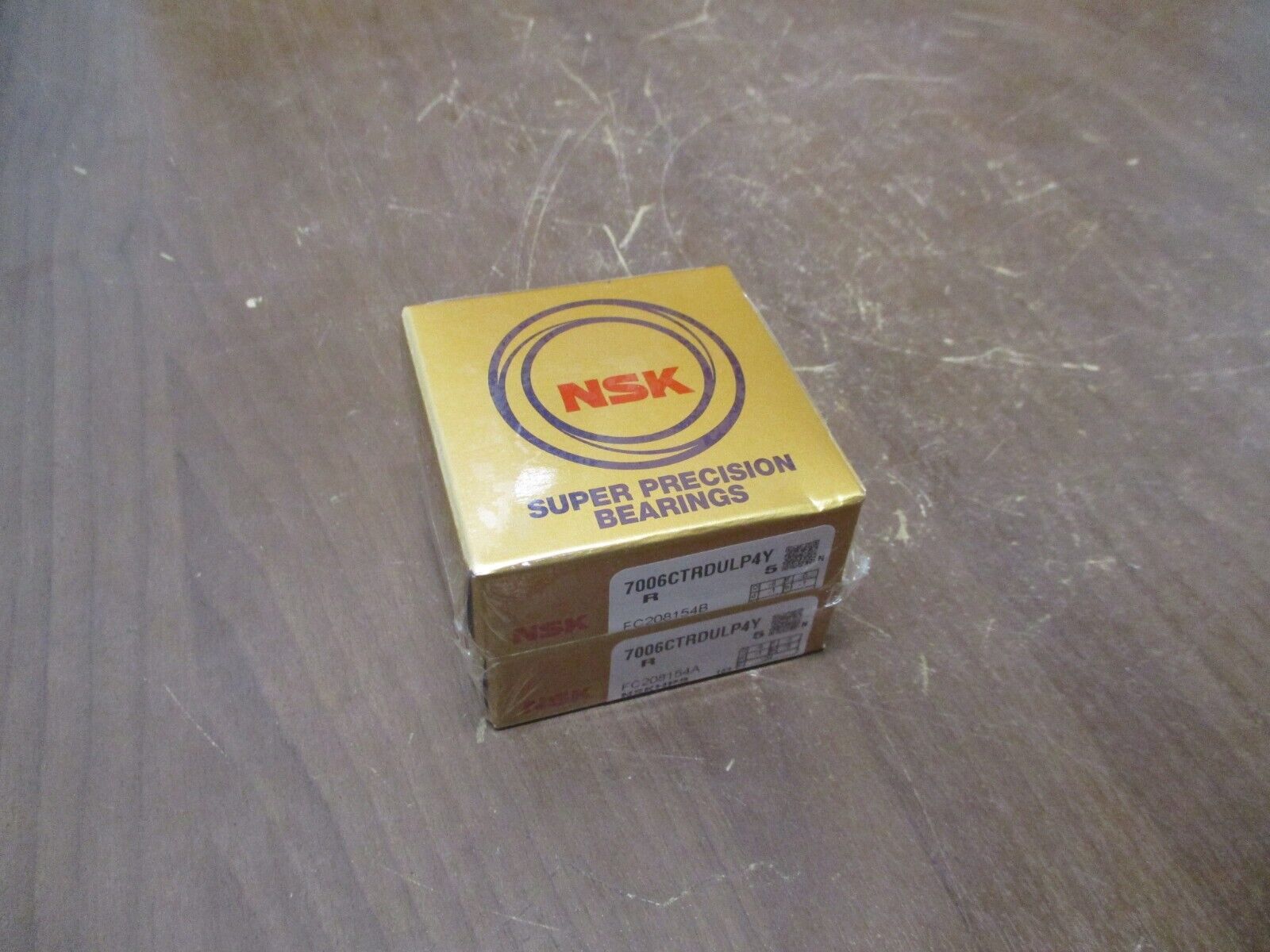 NSK Spindle Bearing 7006CTRDULP4Y *Set of 2* New Surplus