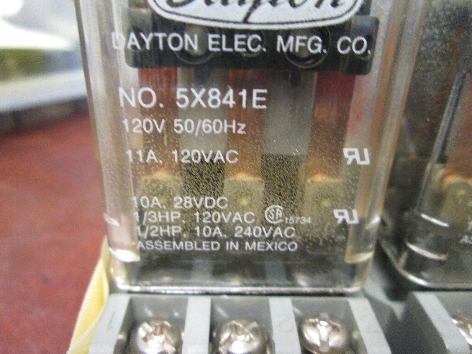 Dayton Relay 5X841E w/ Base *Lot of 3* w/ Base Used
