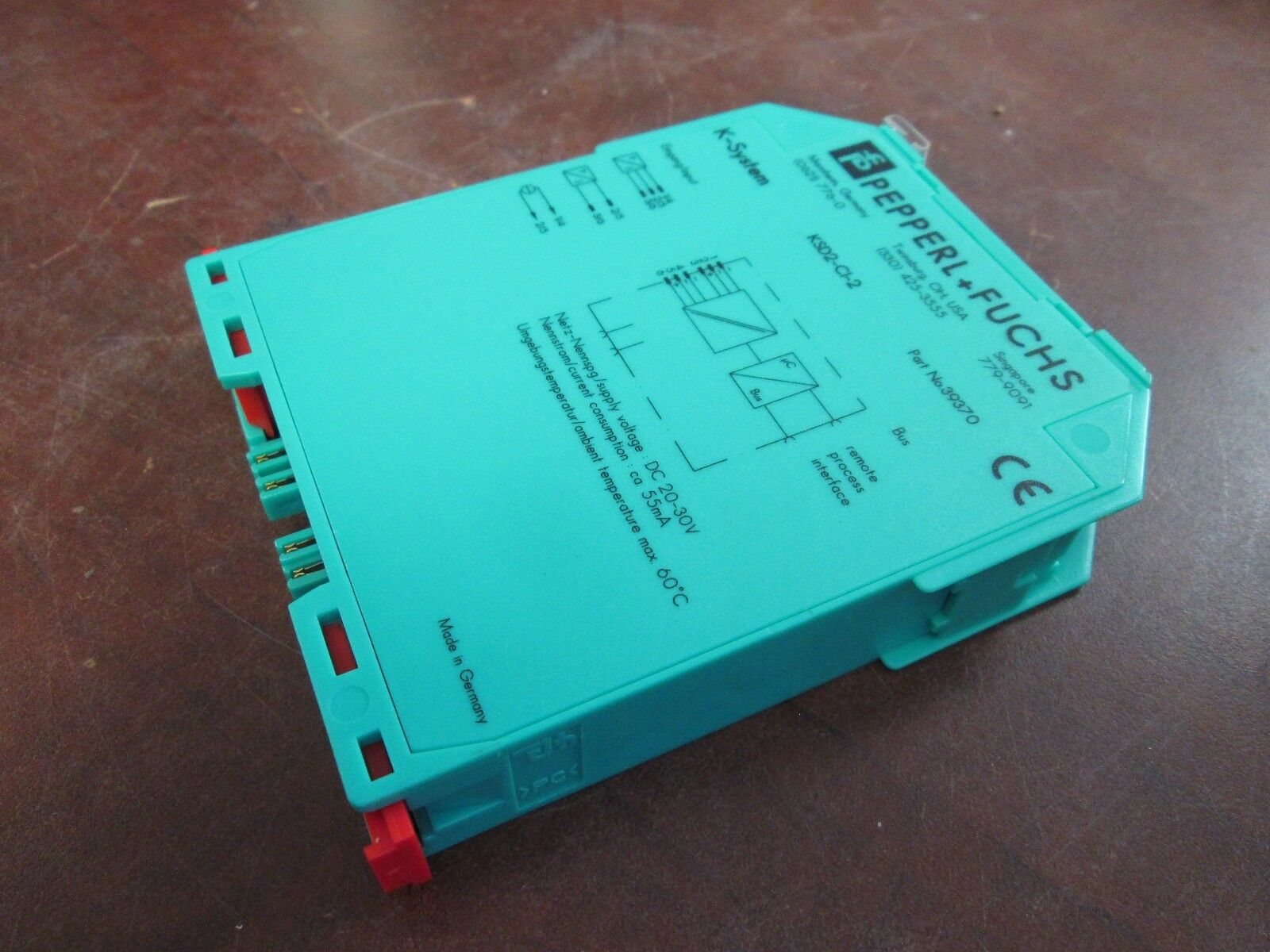 PepperL+Fuchs Transmitter Power Supply 39370 KSD2-CI-2 K-System Used