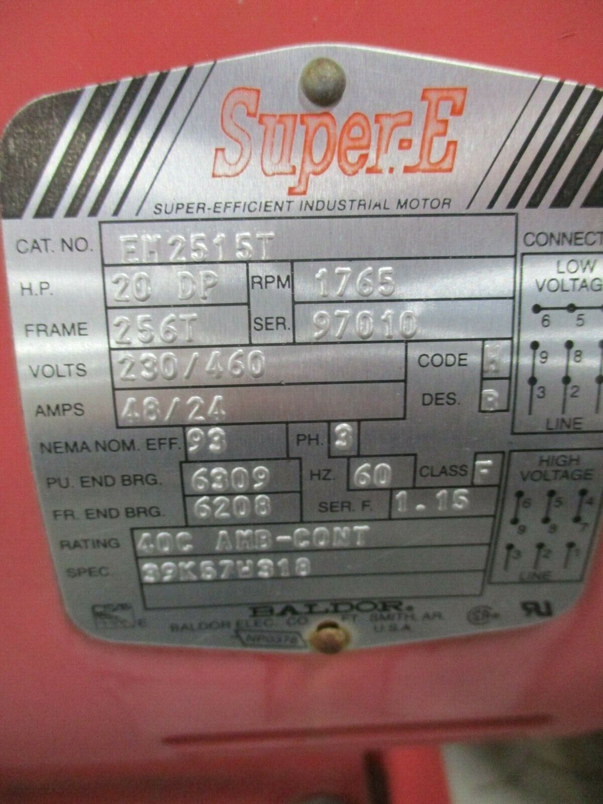 Bell & Gossett 1510 Pump 4E 10.375 BF 20HP 380GPM 100FT Head 1800RPM Used