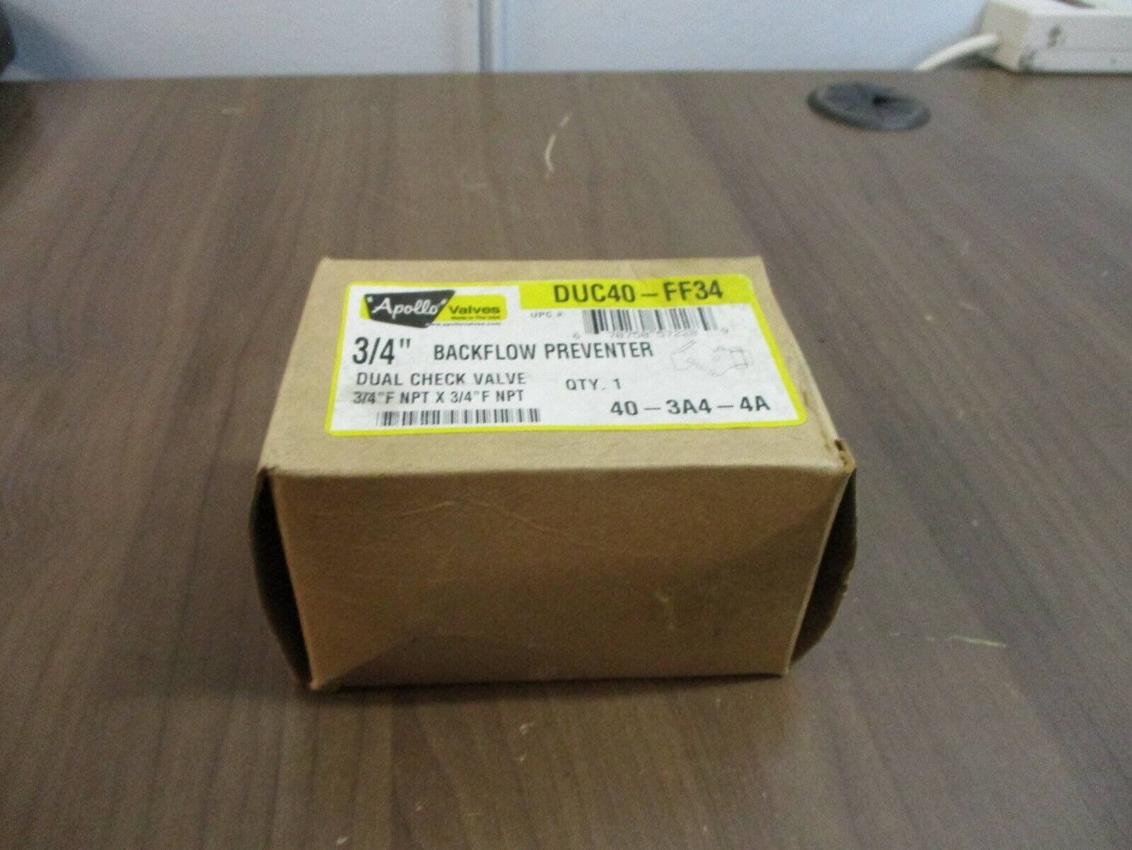 Apollo Backflow Preventer Dual Check Valve DUC40-FF34 3/4" F NPT x 3/4" F NPT