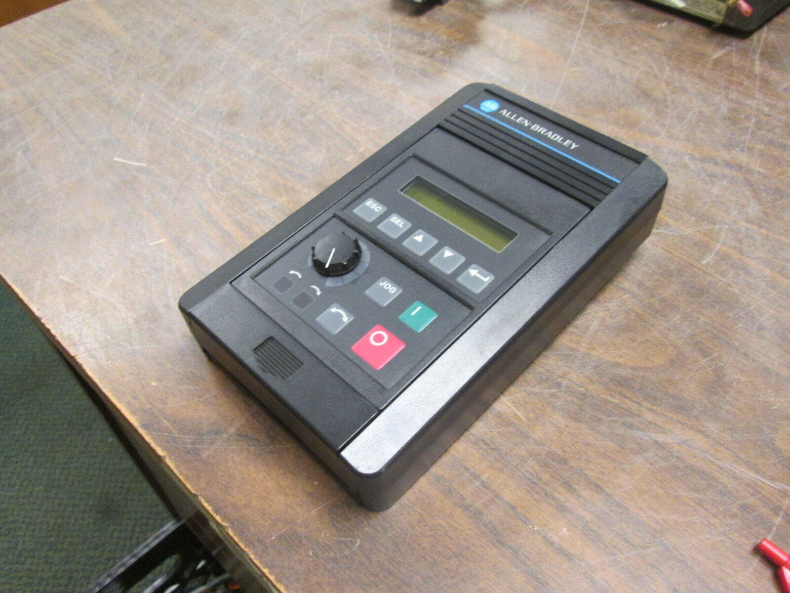 Allen-Bradley Programming Terminal w/ Holder 1201-HA1 Ser A FRN 3.00 12VDC Used