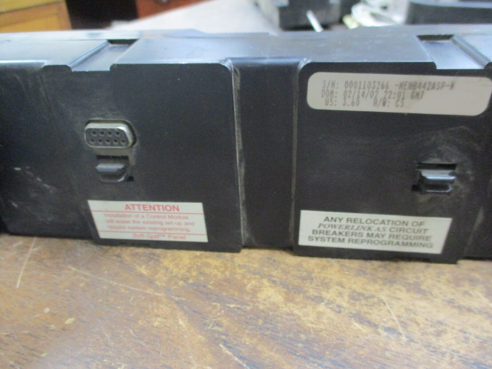 Square D PowerLink AS Power Interface Module NEHB442ASP-N Used