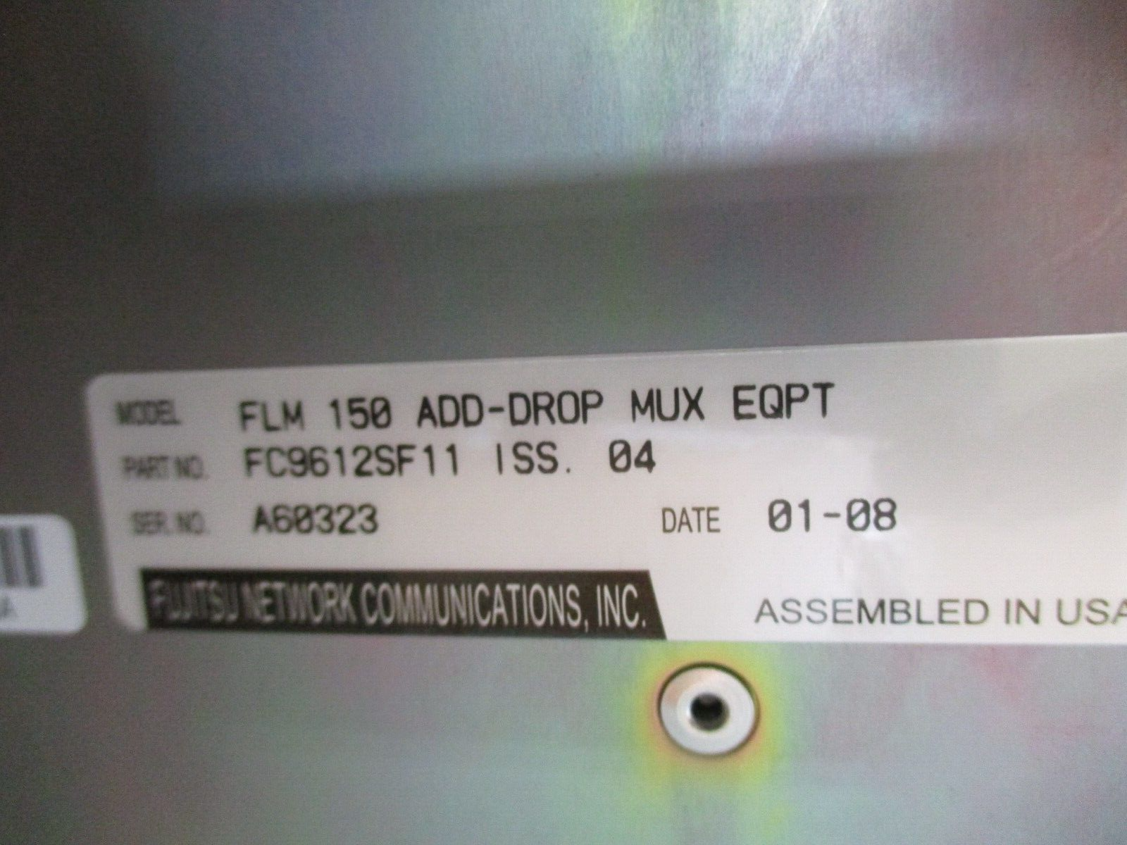 Fujitsu FLM 150 Add-Drop Multiplexer FC9612SF11 Iss. 04 Used