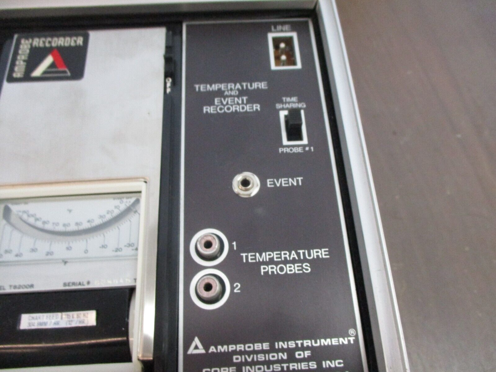 Amprobe Temperature / Event Recorder LT8200R Range: -40-+60°F -3.5-+118°F 115V