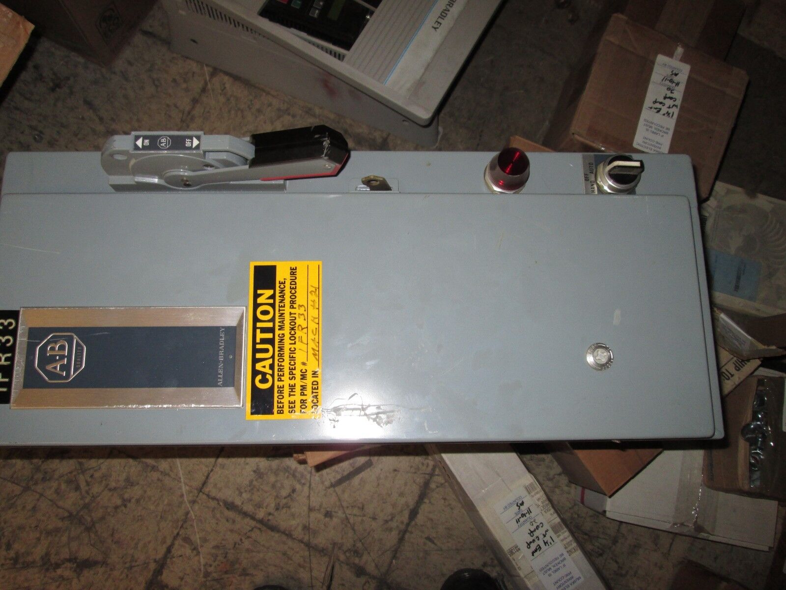 Allen-Bradley Fusible Combination 509-AOD Size 0 Coil Voltage 120V Used