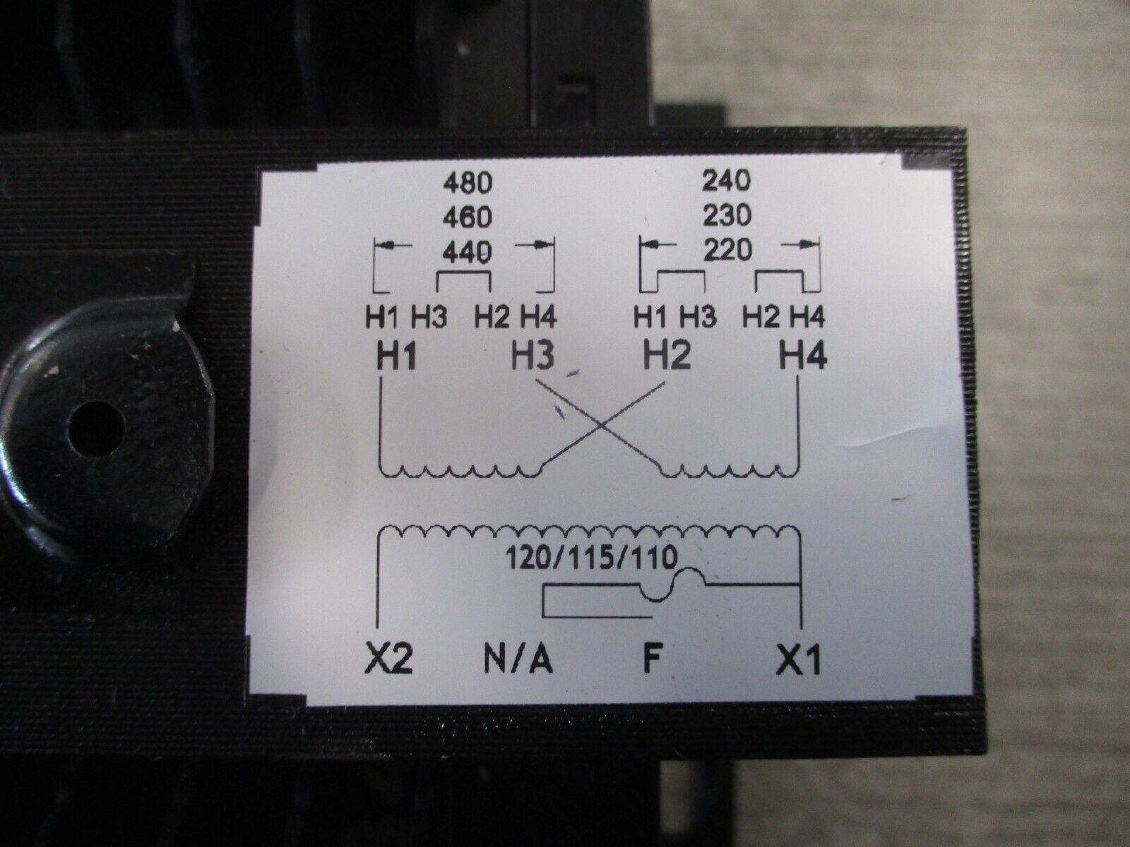 Siemens Control Transformer MT0500A Ser. B 500VA Pri: 240/480V Sec: 120V 50/60Hz