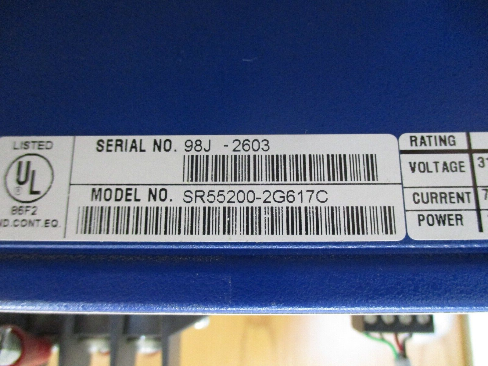 Kollmorgen ServoStar Servo Amplifier SR55200-2G617C Output: 230VAC 55A/Ph 20kW