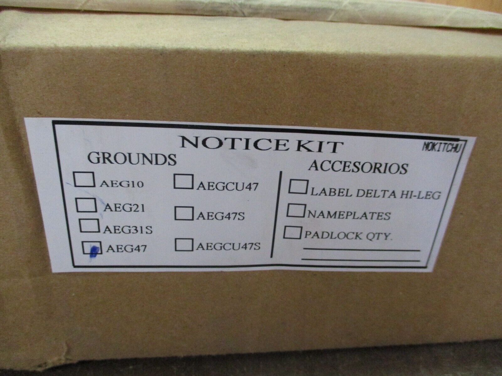 GE Spectra Ground Assembly AEG47 New Surplus *Damaged Box* New Surplus