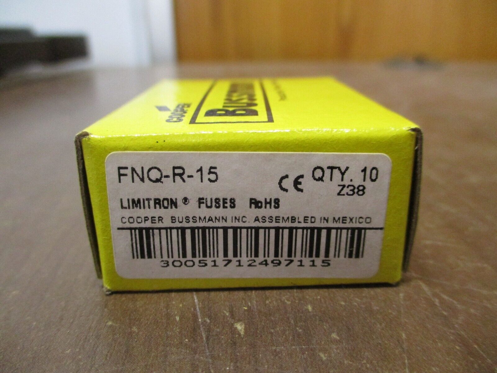 Cooper Bussmann Limitron Fuse FNQ-R-15 15A 600V *Box of 10* New Surplus