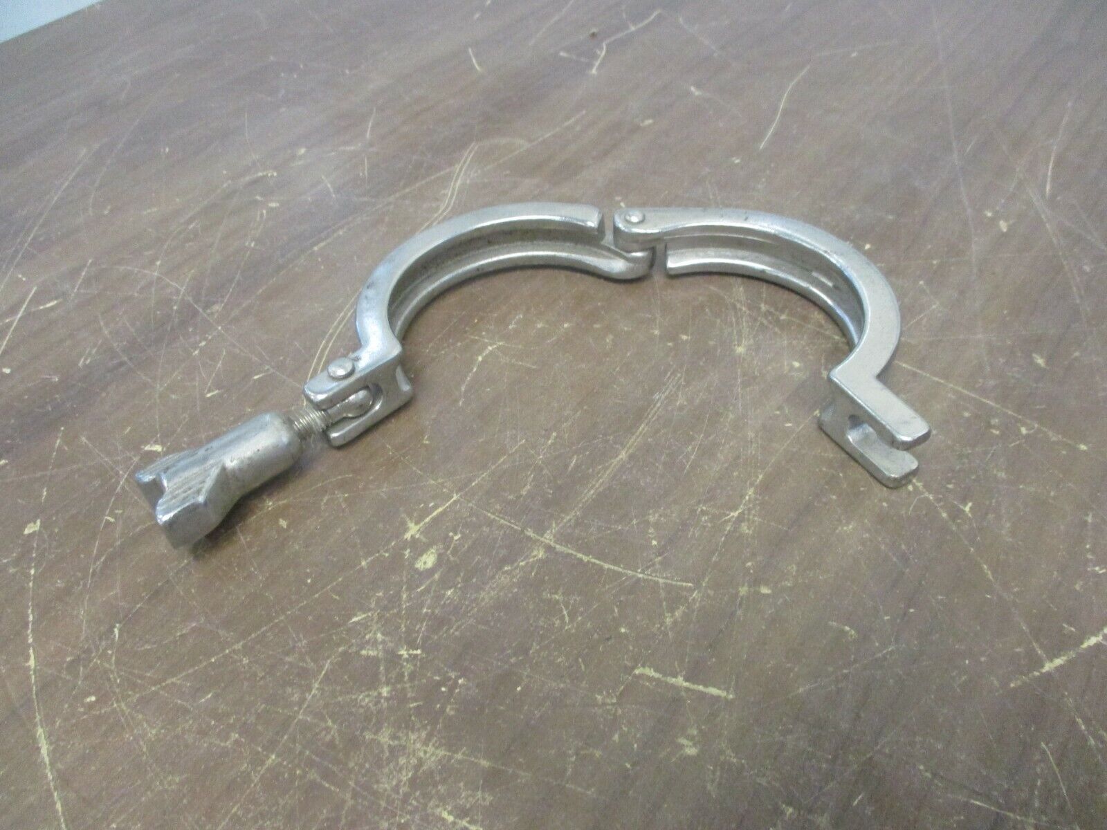 Misc. Brand Stainless Steel Sanitary Clamp Size: 2.5" Used