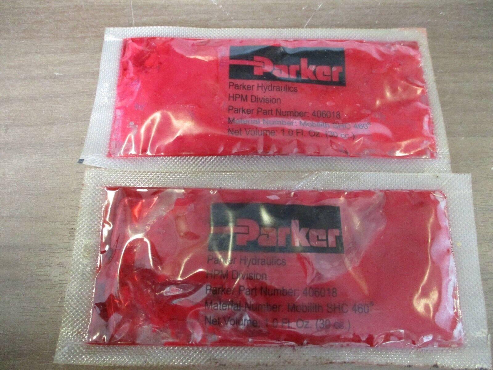 Parker Mobilith SHC 460 Grease Pack 406018 *Lot of 2* New Surplus