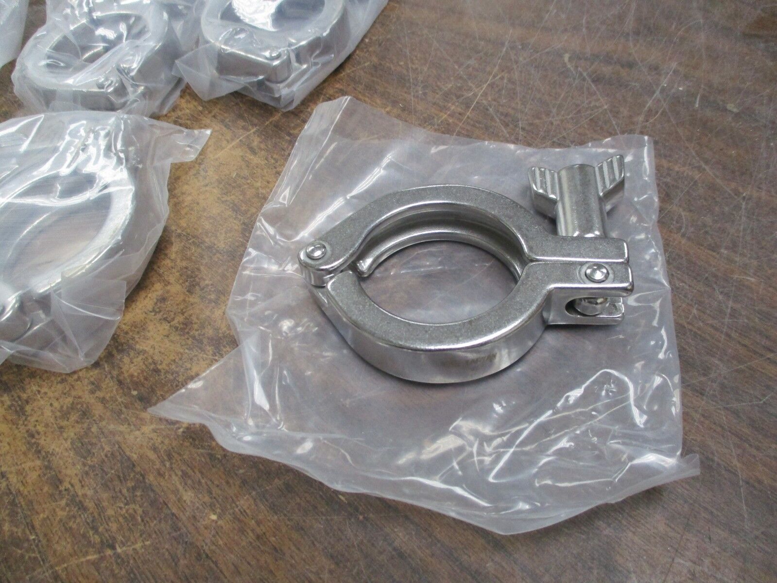 VNE Stainless Steel Clamp 13MHHM1.5 Size: 1.5" *Bag of 6* New Surplus