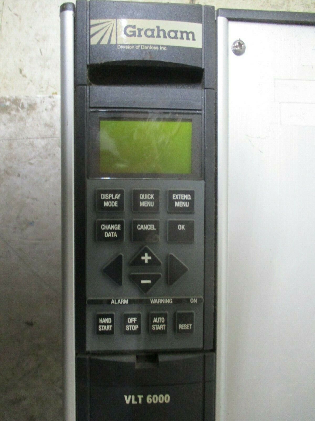 Graham VLT 6042 AC Drive 175Z7369 40HP 3Ph Input: 380-460V 50/60Hz 60A Used
