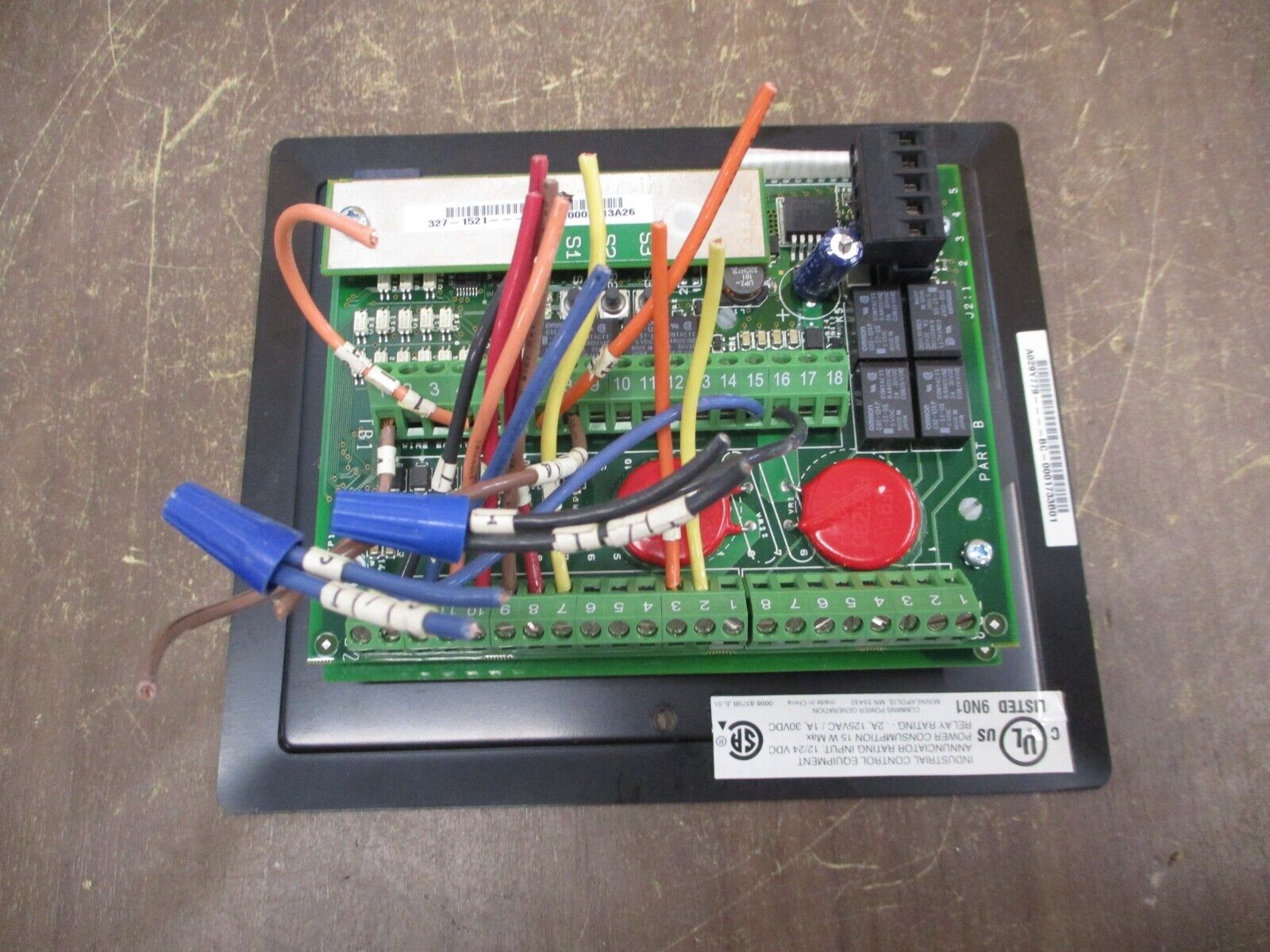 Cummins Power Command Annunciator A029Y779 12/24VDC Used