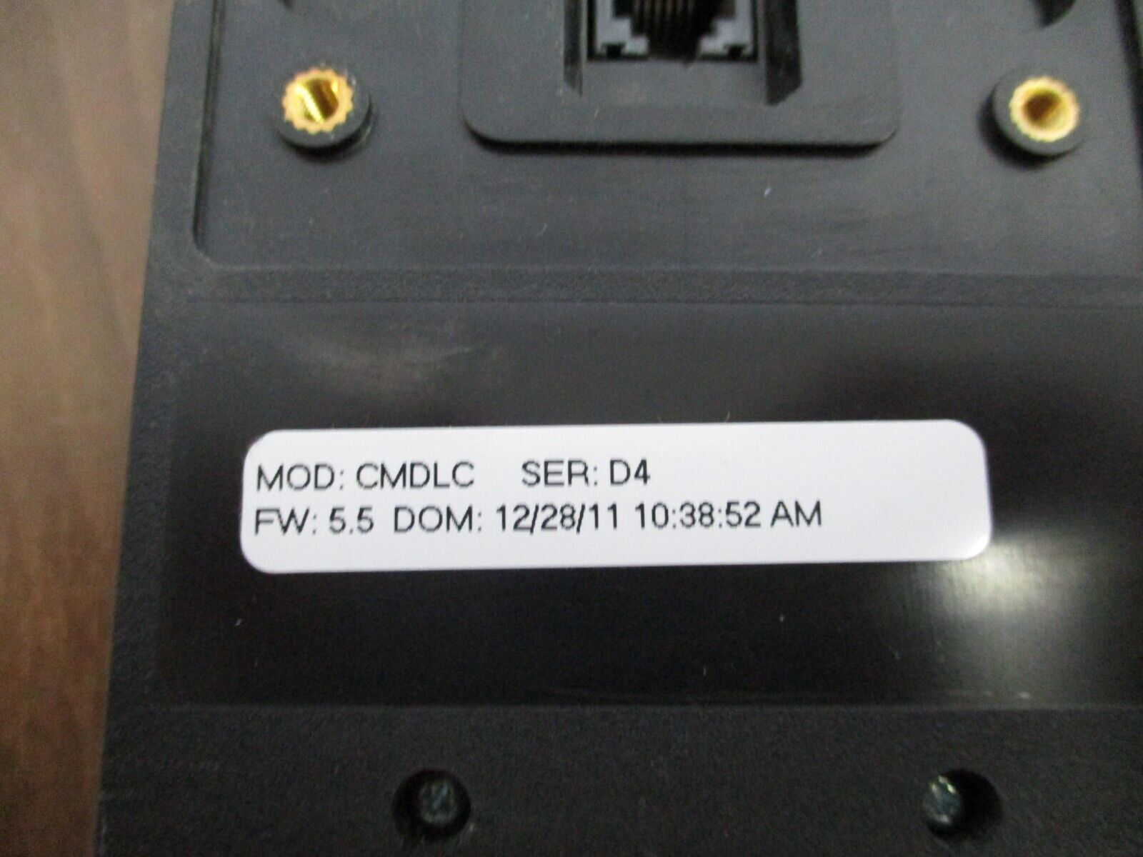 Square D PowerLogic Circuit Monitor Display Module CMDLC Ser. D4 FW: 5.5 Used