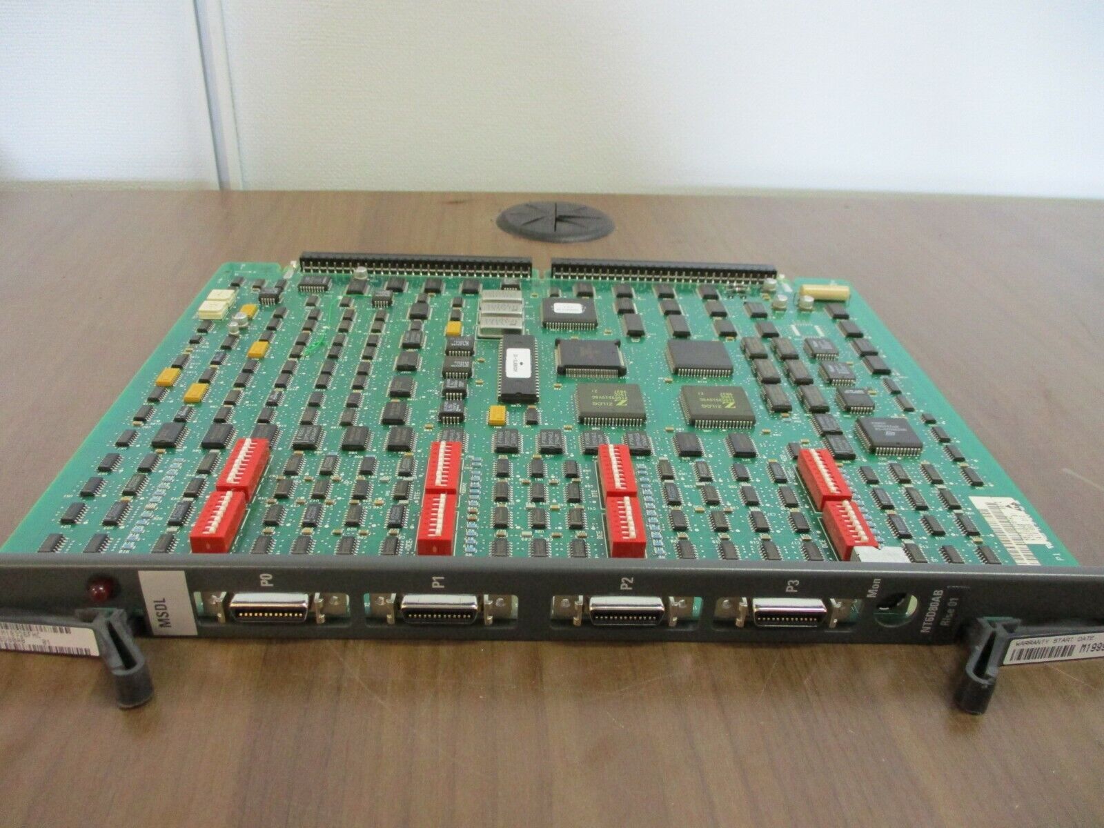 Nortel, Meridian Multi-purpose serial data link card, Part #:NT6D80AB, used