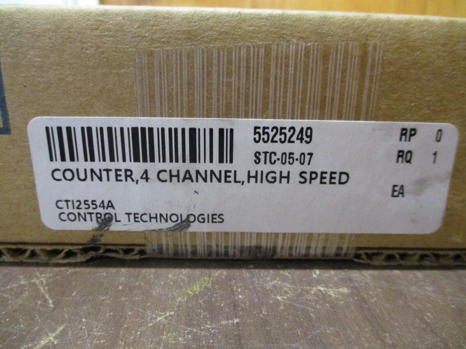 Control Technology High Speed Counter Module 2554A 4-Ch New Surplus