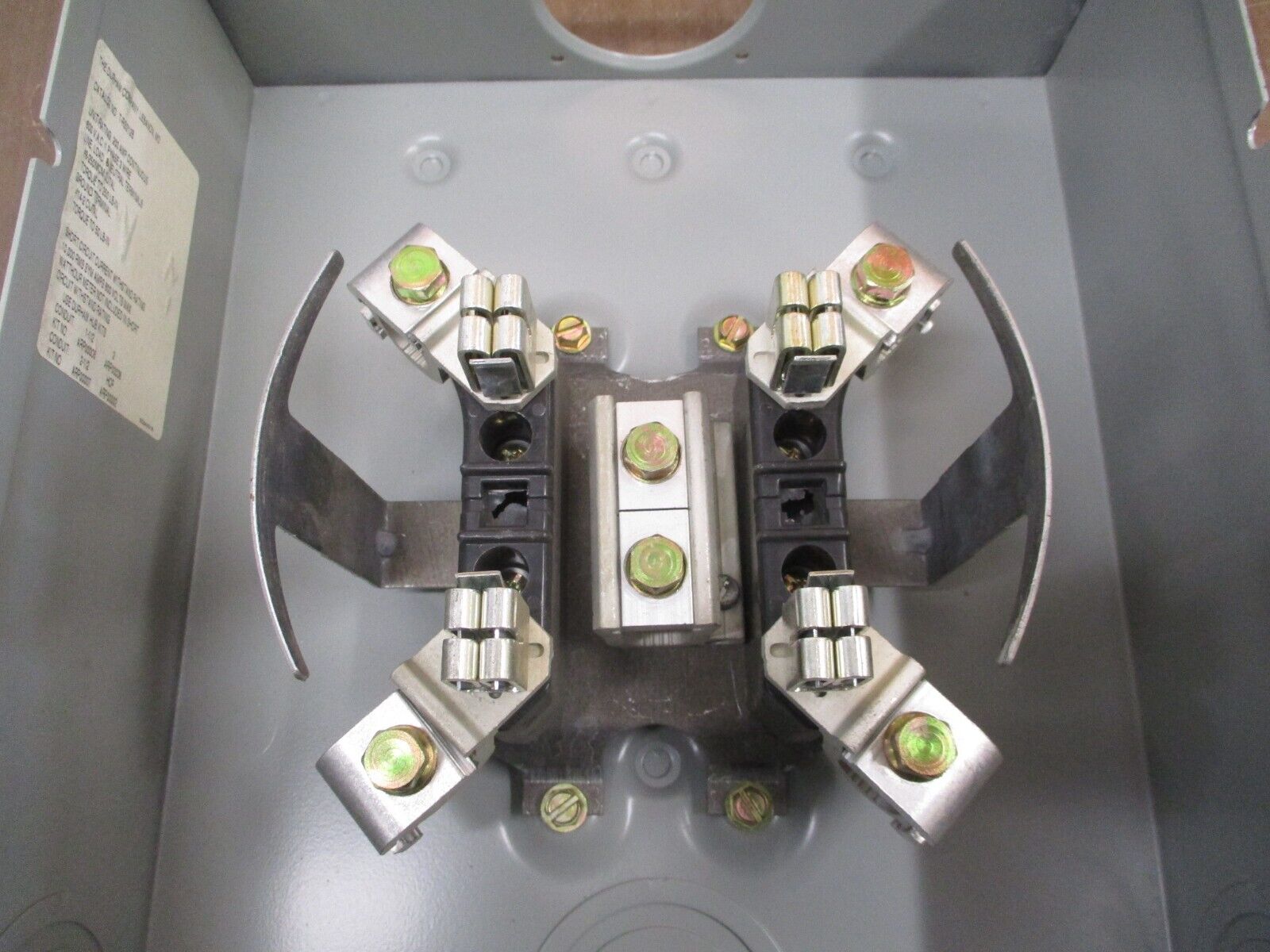 Durham 3R Meter Socket T-RS212B 200A 600V 1Ph 3W *No Cap* *No Box* New Surplus