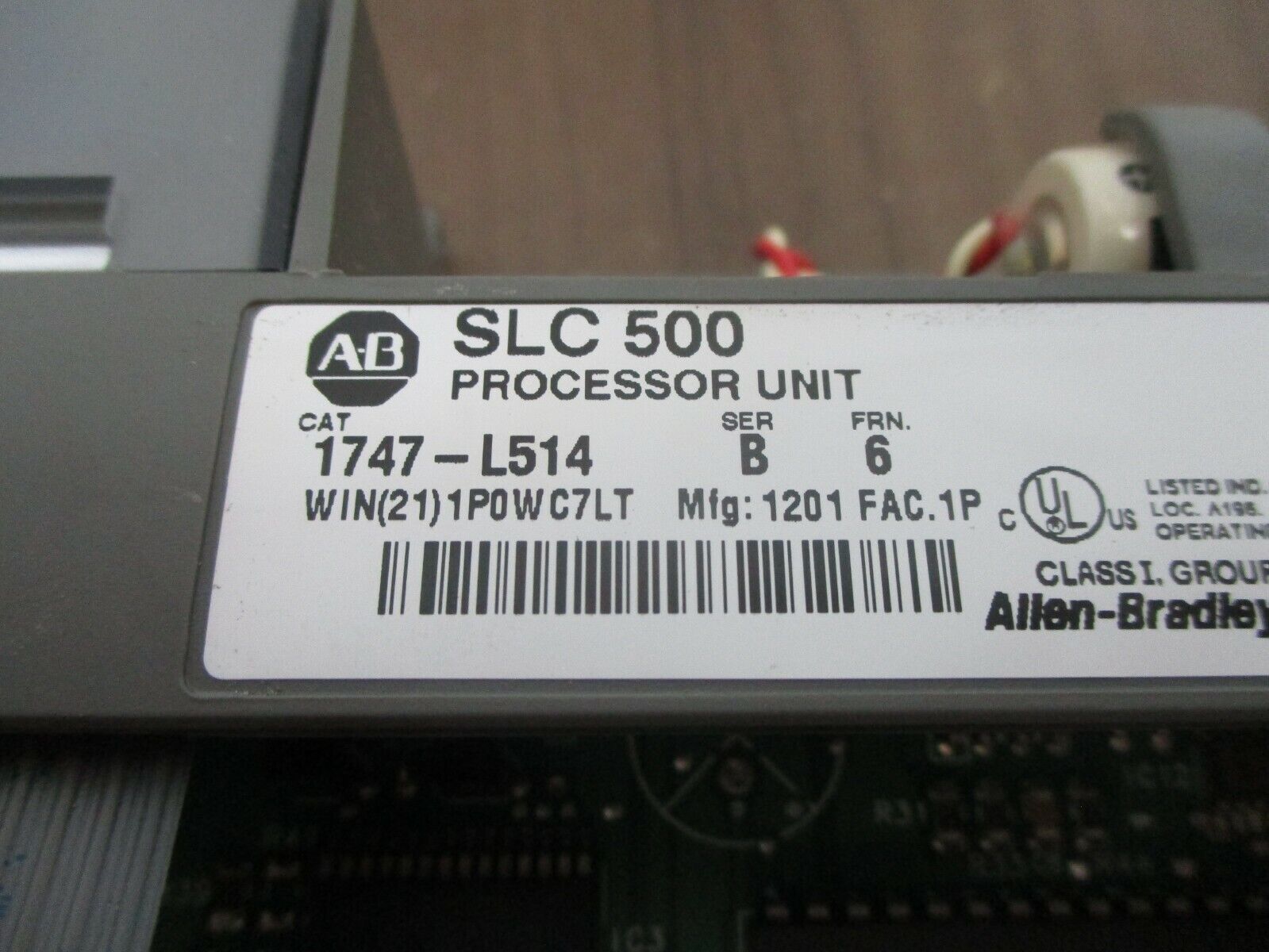Allen-Bradley SLC 500 Processor Unit 1747-L514 Ser. B FRN: 6 Used
