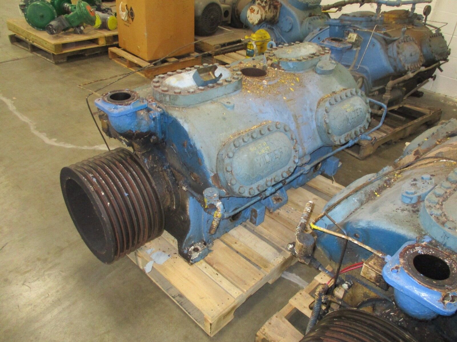 Vilter Reciprocating Ammonia Compressor 4412 12 Head Used