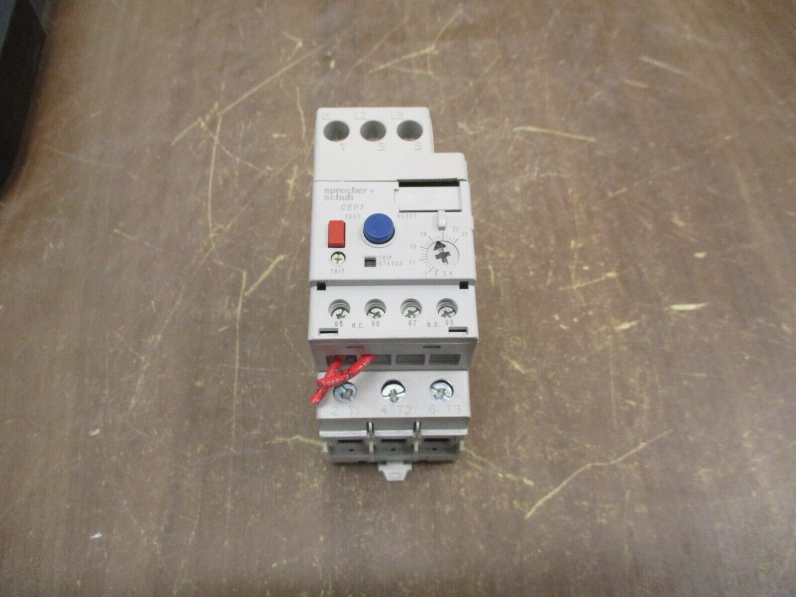 Sprecher + Schuh Solid State Overload CEP7-EEEB Trip: 5.4-27A *Broken Base* Used
