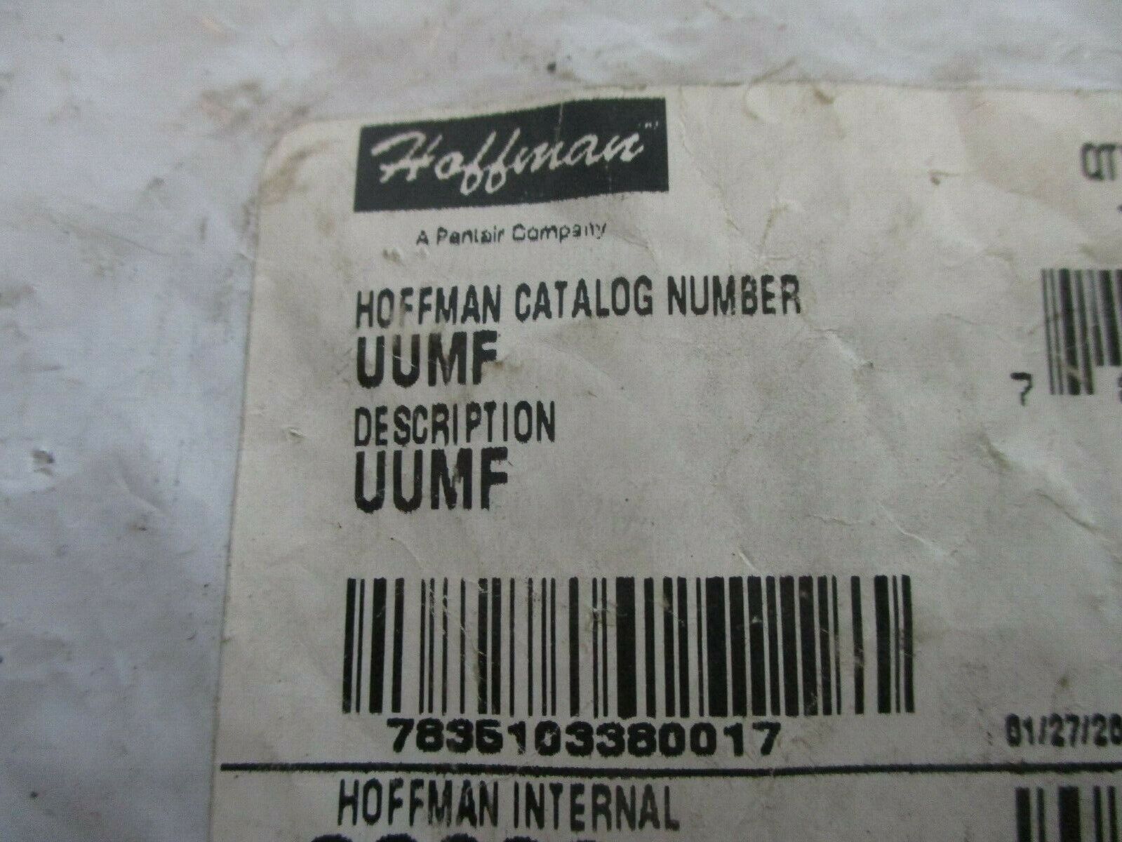 Hoffman Enclosure Mounting Bracket Kit UUMF New Surplus