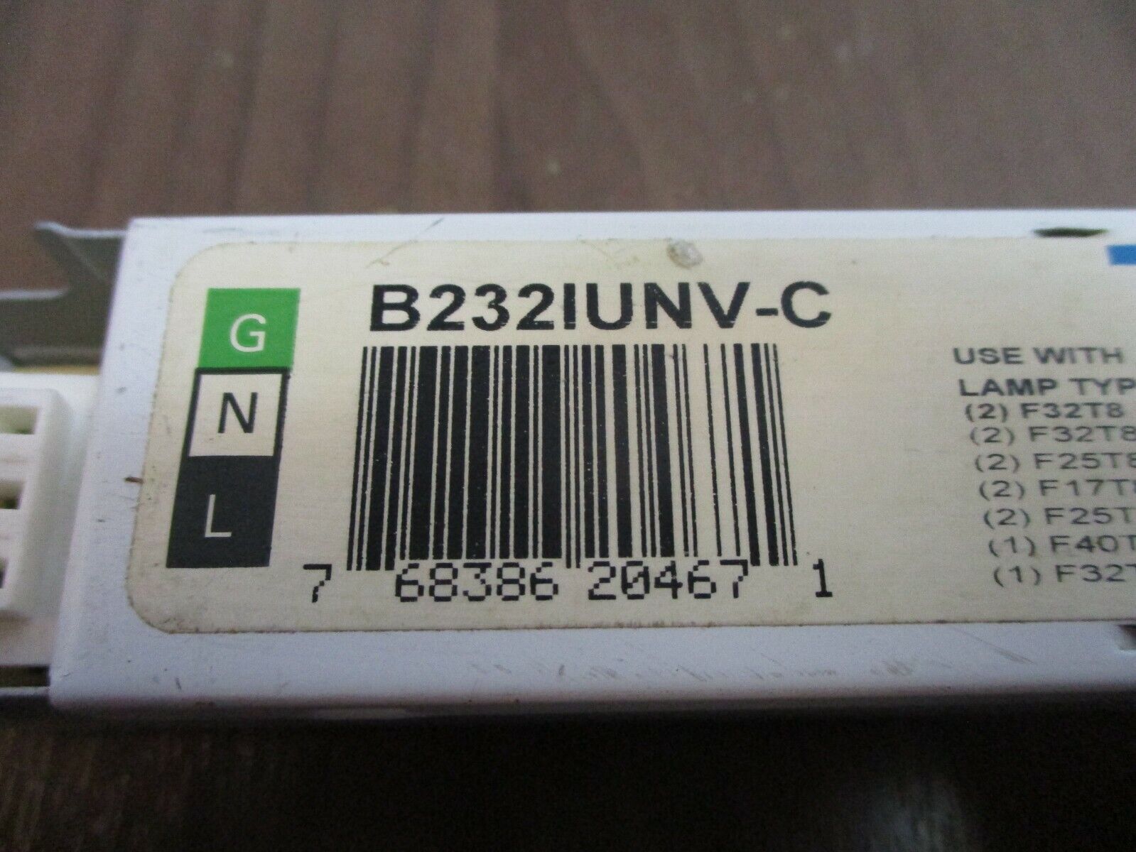 Universal Lighting Technologies Triad Electronic Ballast B232IUNV-C 120-277V