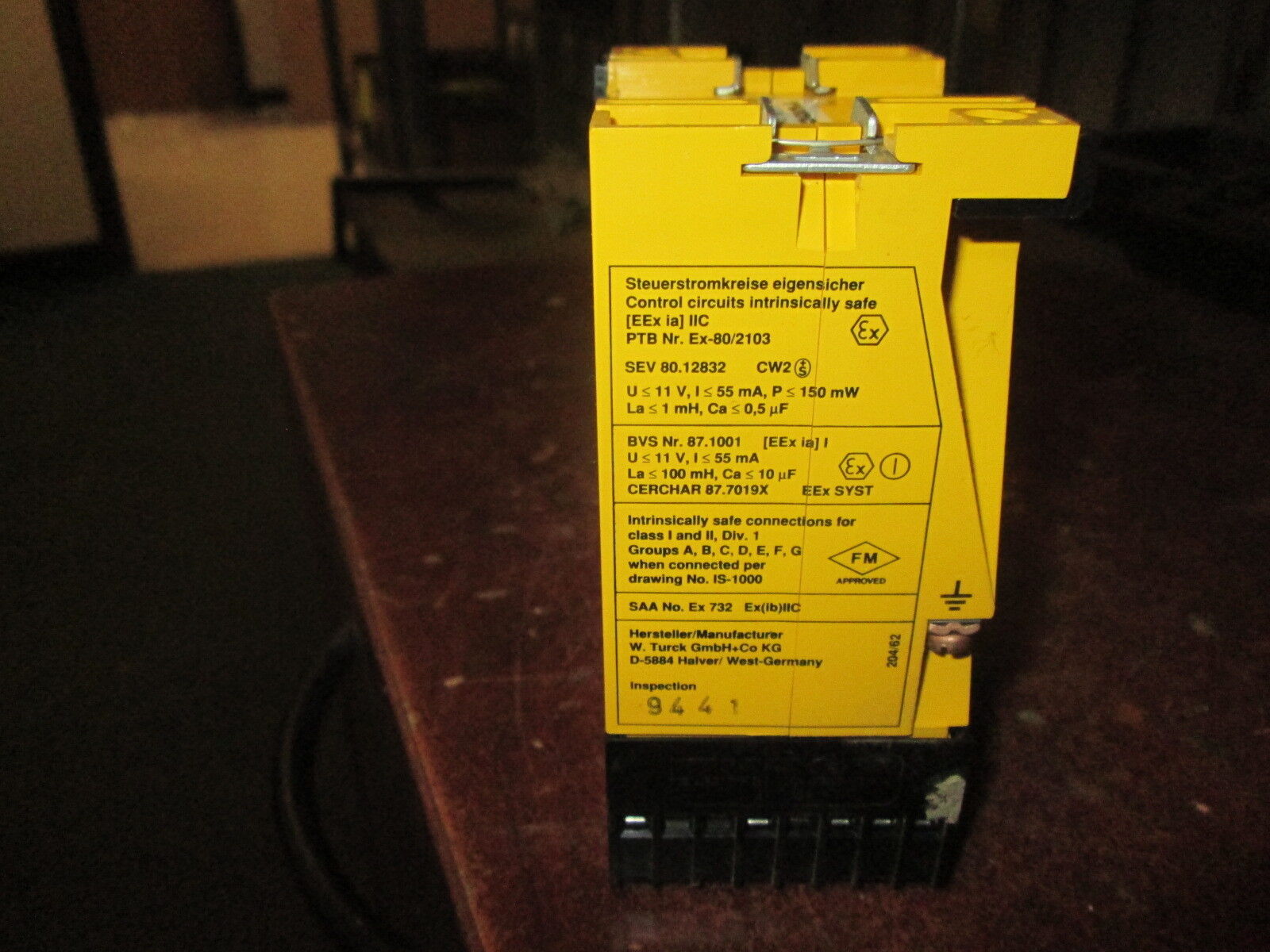 Turck Switching-Amplifier MS13-12Ex0-R Supply: 90-132 VAC, 48-62Hz Used
